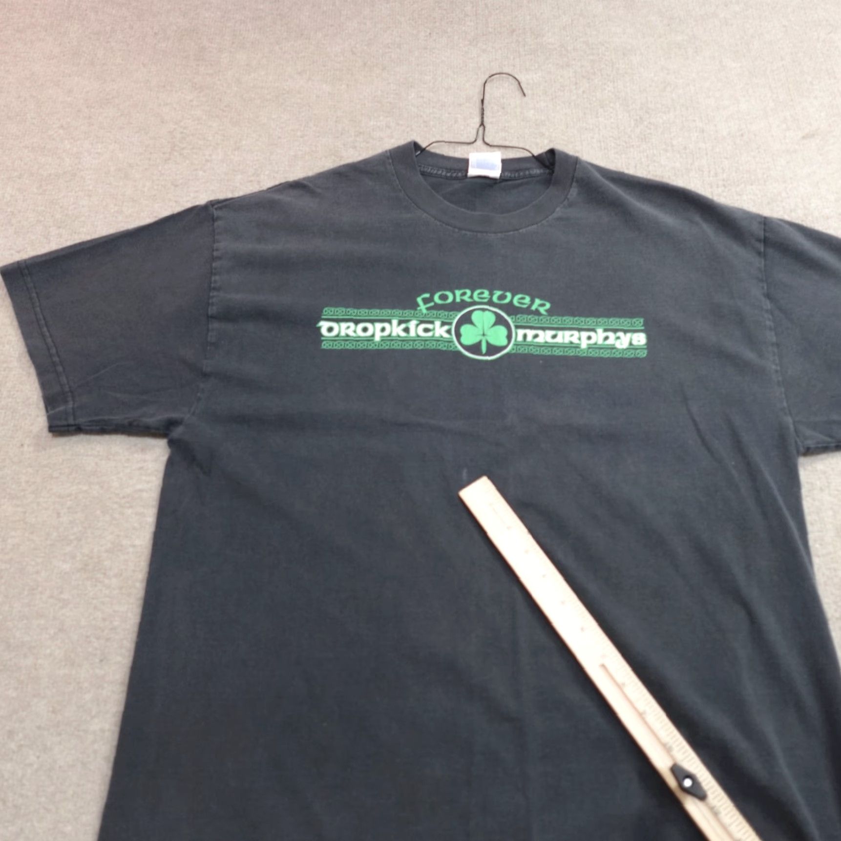 Doublet Vintage Dropkick Murphys Shirt XL Black Double Sided Forever USA Made 2001 Size US XL / EU 56 / 4 - 3 Thumbnail