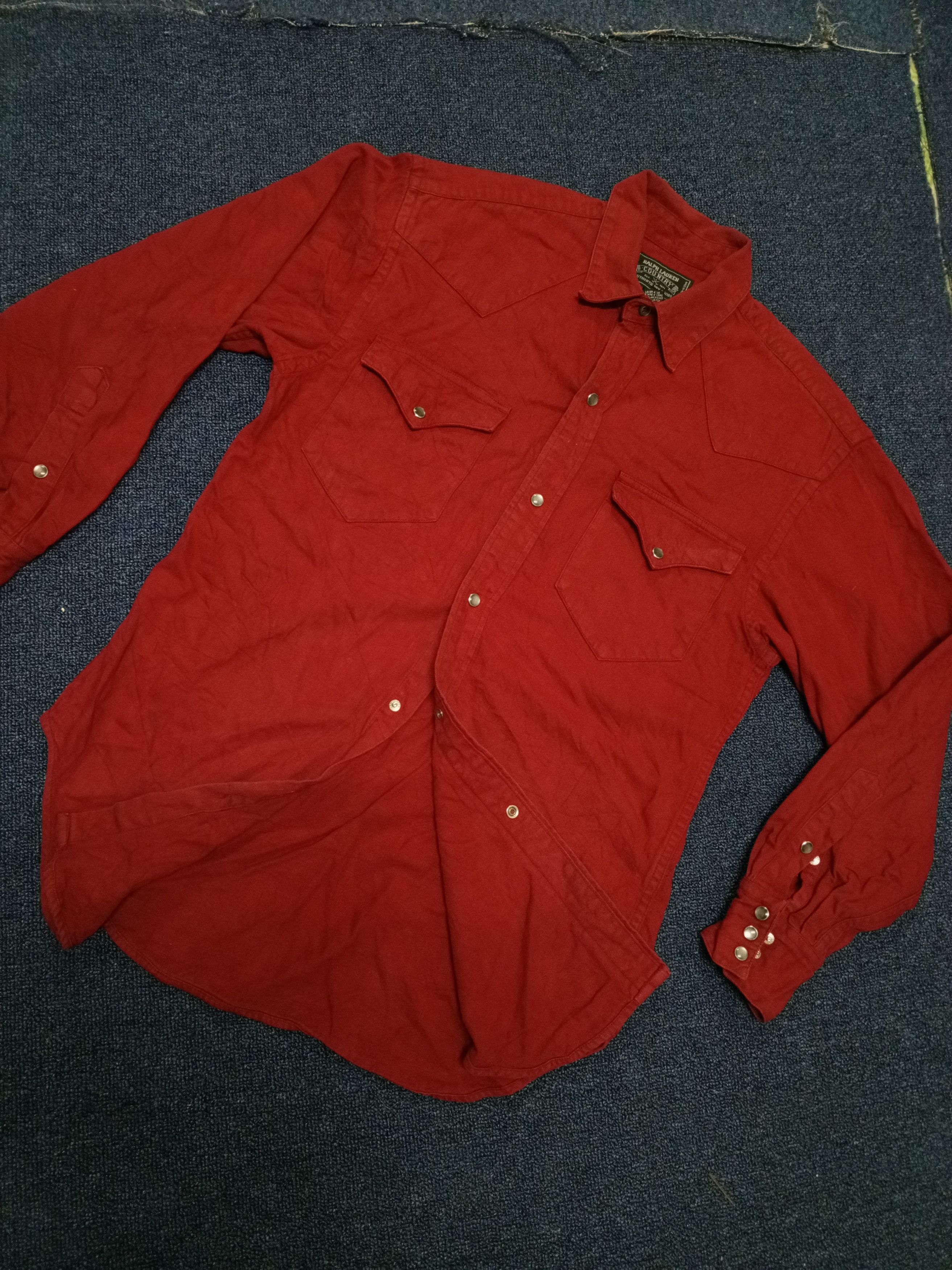 Polo Ralph Lauren Ralph Lauren country button shirts button up red color Size US L / EU 52-54 / 3 - 1 Thumbnail