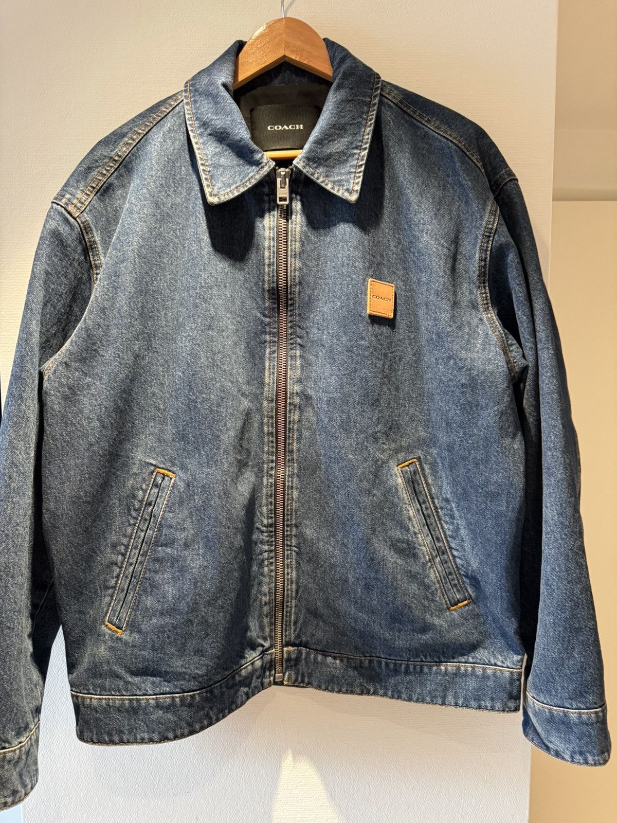 Coach Coach Zip Denim Jacket Size US L / EU 52-54 / 3 - 1 Thumbnail