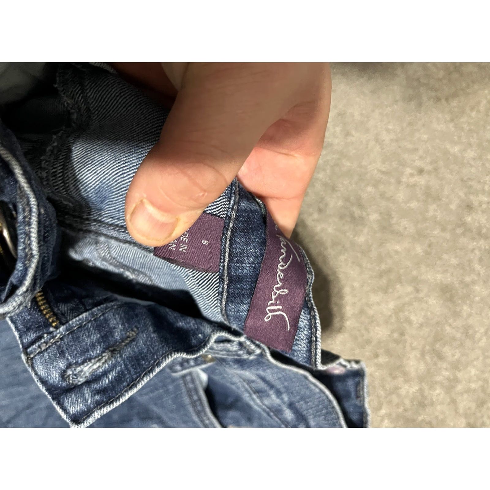 Gloria Vanderbilt Gloria Vanderbilt Jeans Womens Size 6 Amanda Straight Denim Medium Wash Solid Size 28" / US 6 / IT 42 - 5 Thumbnail