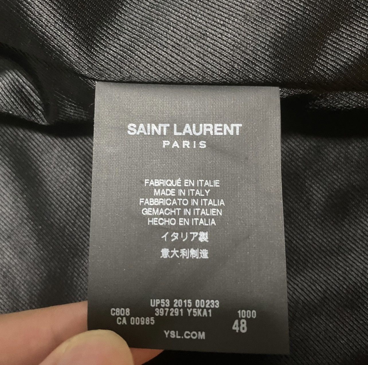 Saint Laurent Paris *RARE* Saint Laurent Paris AW15 L01 Leather Jacket Sz.48 Size US M / EU 48-50 / 2 - 4 Thumbnail