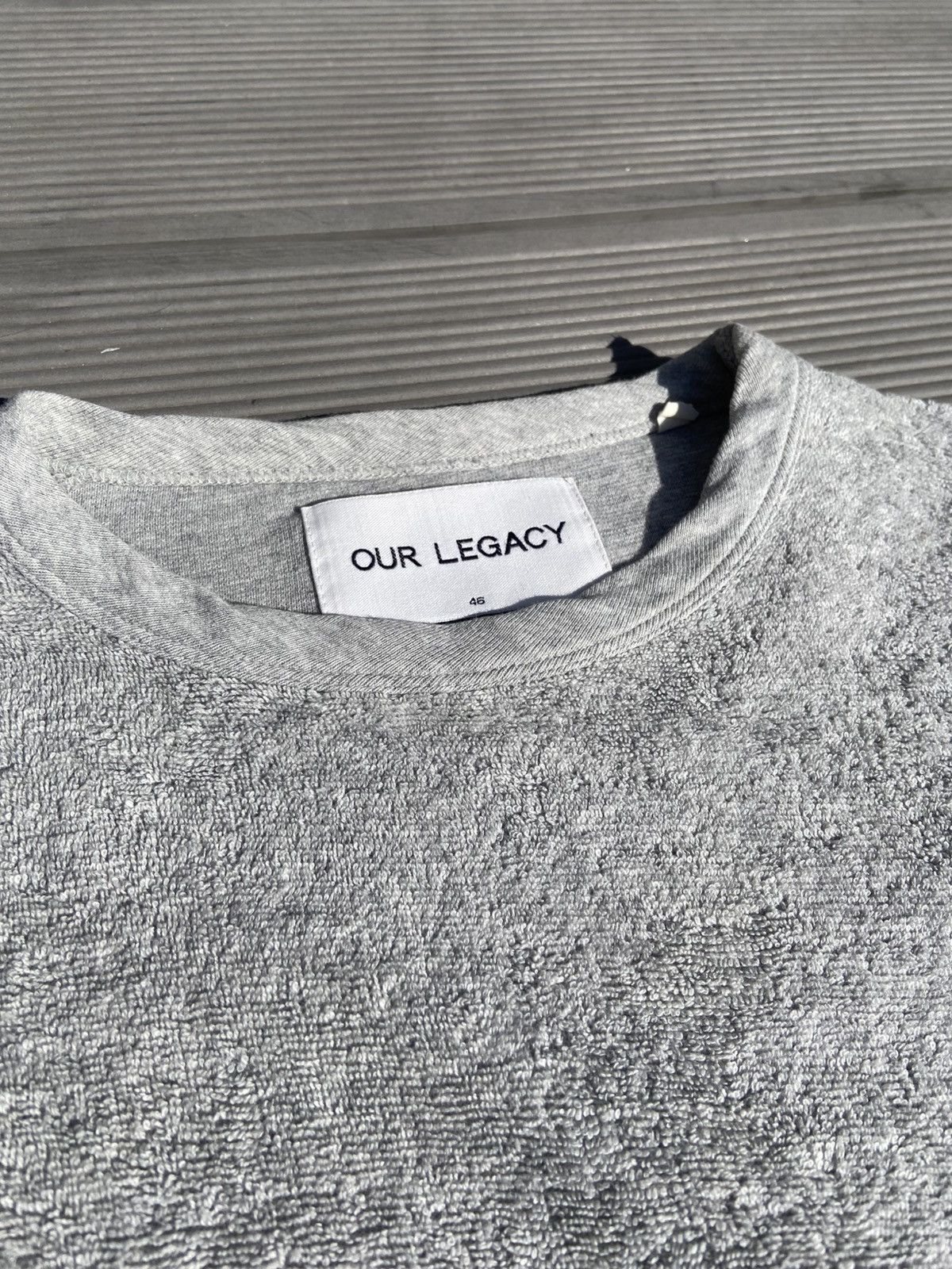 Our Legacy Our Legacy SS16 Terry Long Sleeve – Grey Melange Size US S / EU 44-46 / 1 - 2 Thumbnail