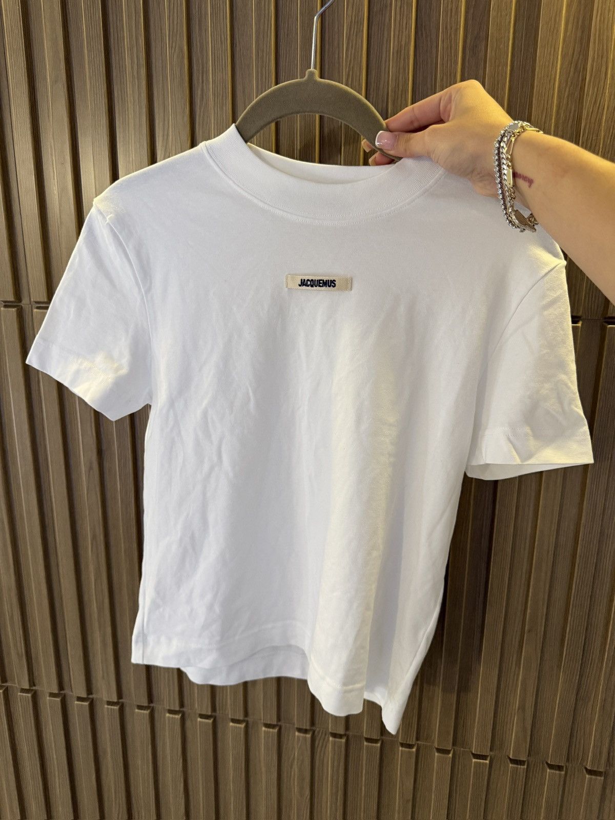 Jacquemus Jacquemus white T-shirt Size S / US 4 / IT 40 - 1 Thumbnail