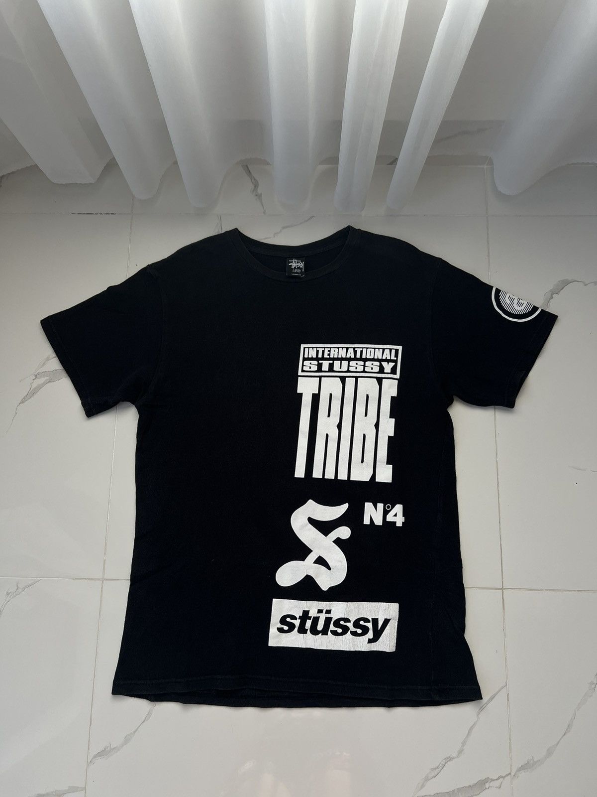Other STUSSY INTERNATIONAL TRIBE N4 LIVIN XL RARE TEE BIG LOGO Size US L / EU 52-54 / 3 - 2 Thumbnail