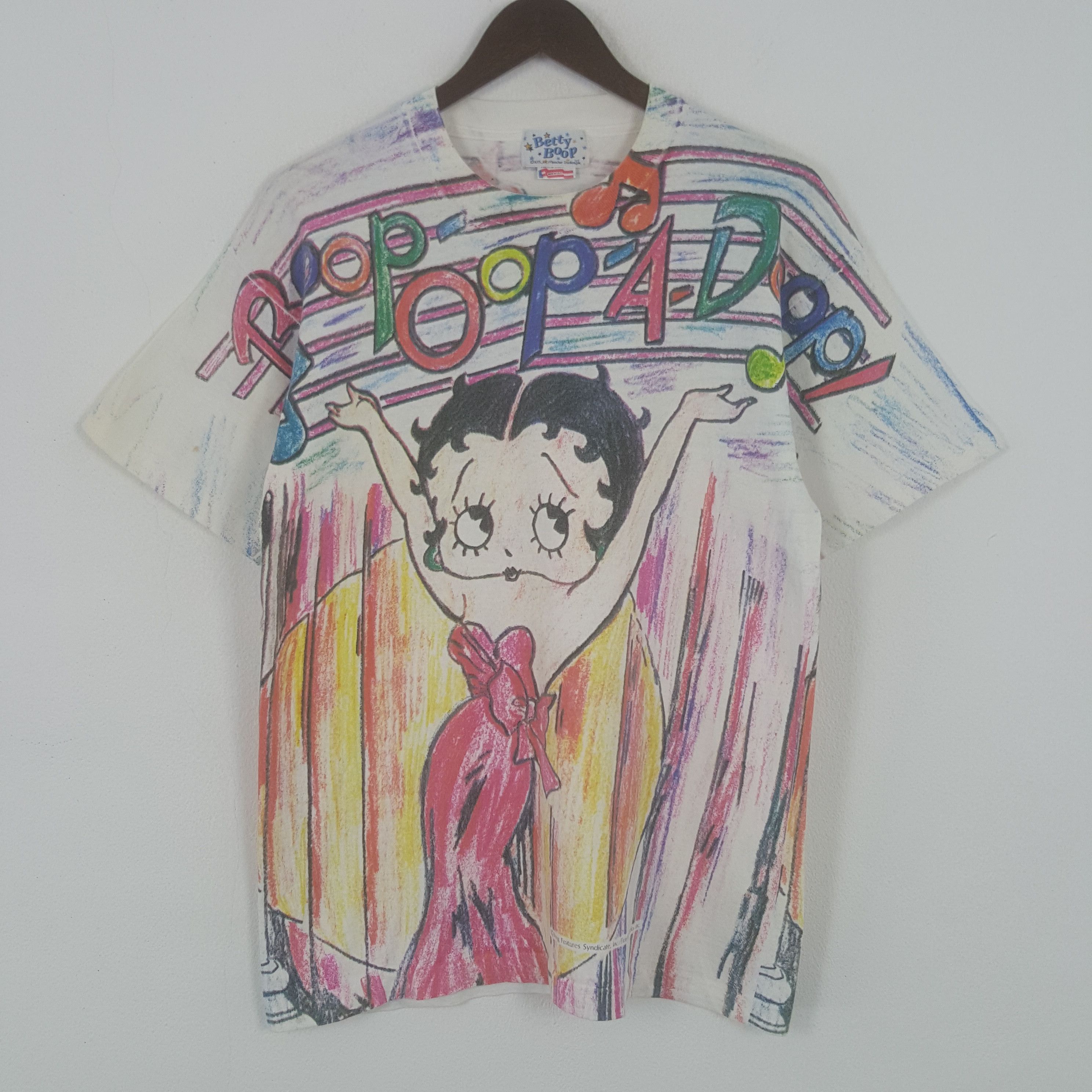 Cartoon Network × Vintage Vintage Betty Boop Cartoon Character Tshirt Size US M / EU 48-50 / 2 - 1 Thumbnail