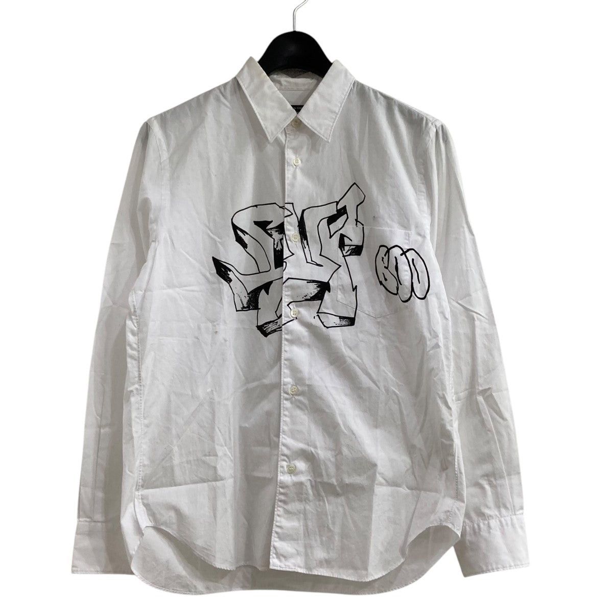 Comme des Garcons × Comme des Garcons Homme AW19 Graffiti Button Up Shirt Size US S / EU 44-46 / 1 - 1 Thumbnail