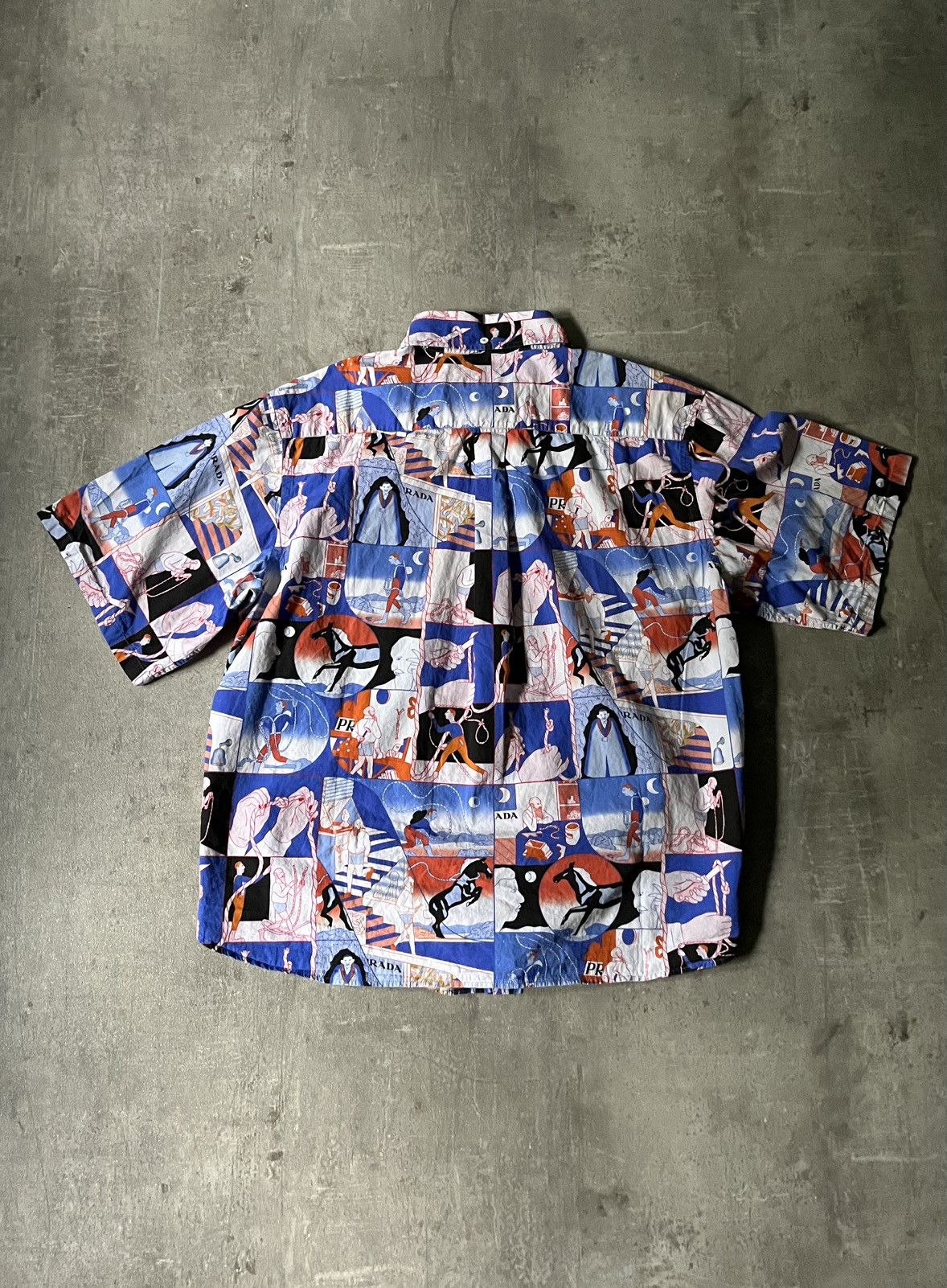 Prada Prada S/S 18 comics rope motif shirt multicolor Size US L / EU 52-54 / 3 - 8 Thumbnail