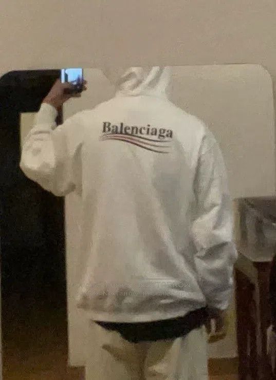 Balenciaga Balenciaga Classic Coke Logo Hooded Sweatshirt Size US S / EU 44-46 / 1 - 9 Thumbnail