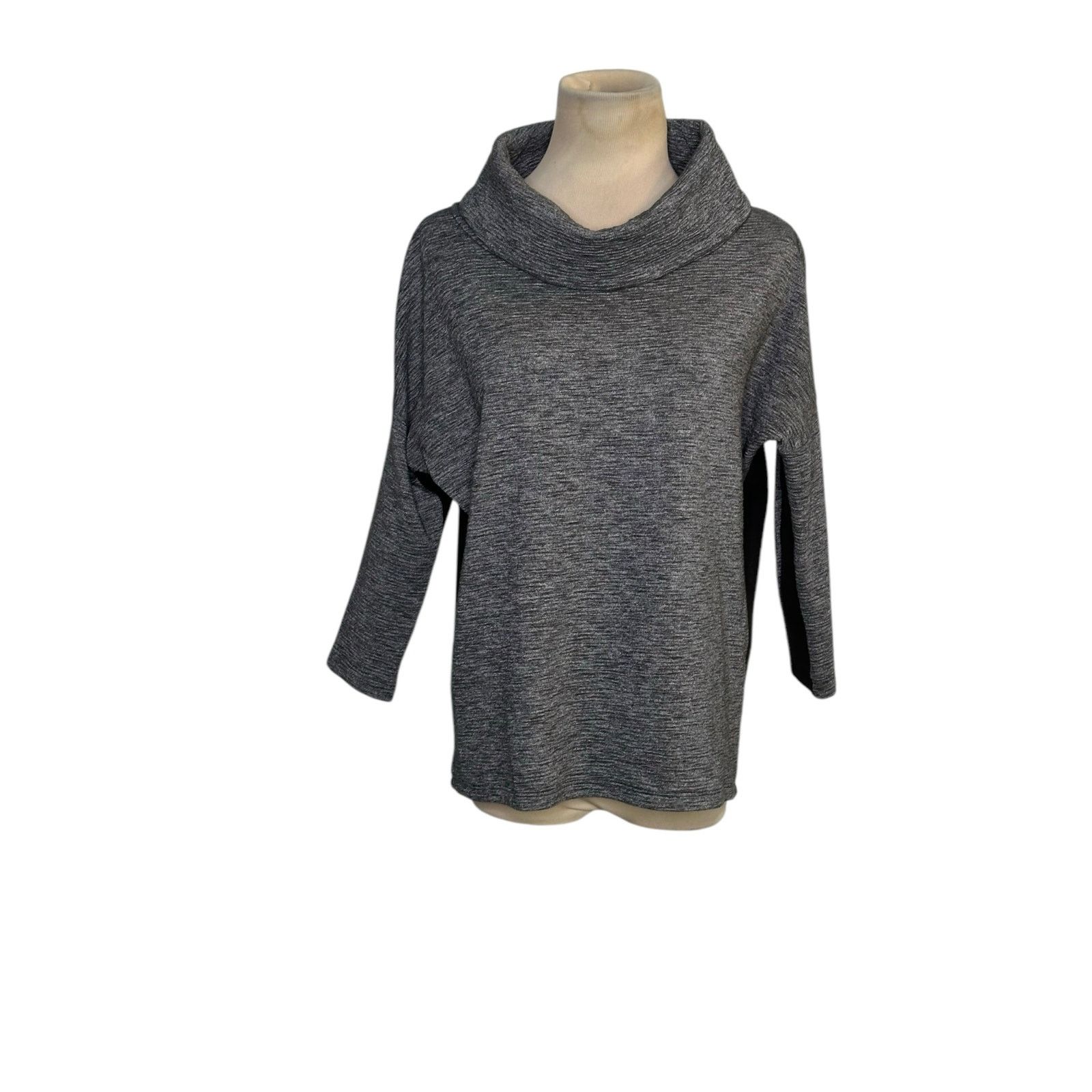 Armani Exchange Armani Exchange gray black cowl neck sweatshirt size Small Size S / US 4 / IT 40 - 11 Thumbnail