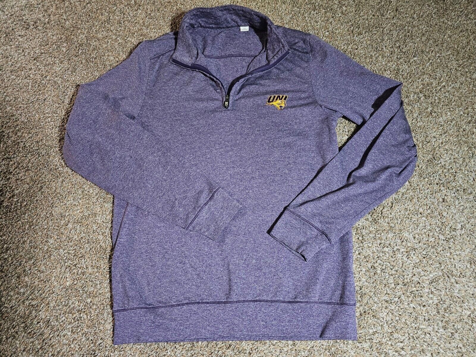 Designer university of Northern Iowa UNI Panthers purple 1/4 zip S Size US S / EU 44-46 / 1 - 1 Thumbnail