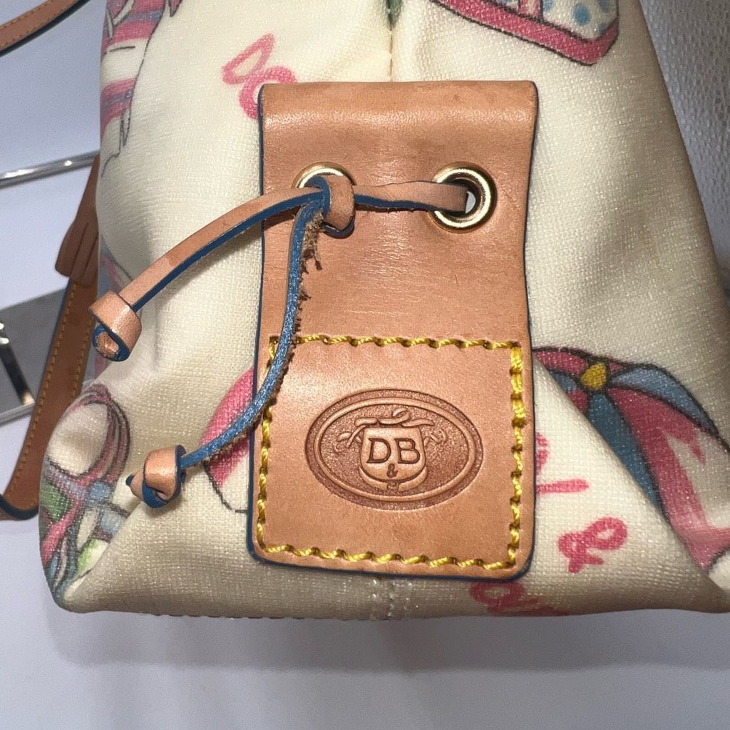 Dooney & Bourke Dooney & Bourke Miami Beach Leather Coated Canvas Rainbow Zi Size ONE SIZE - 6 Thumbnail