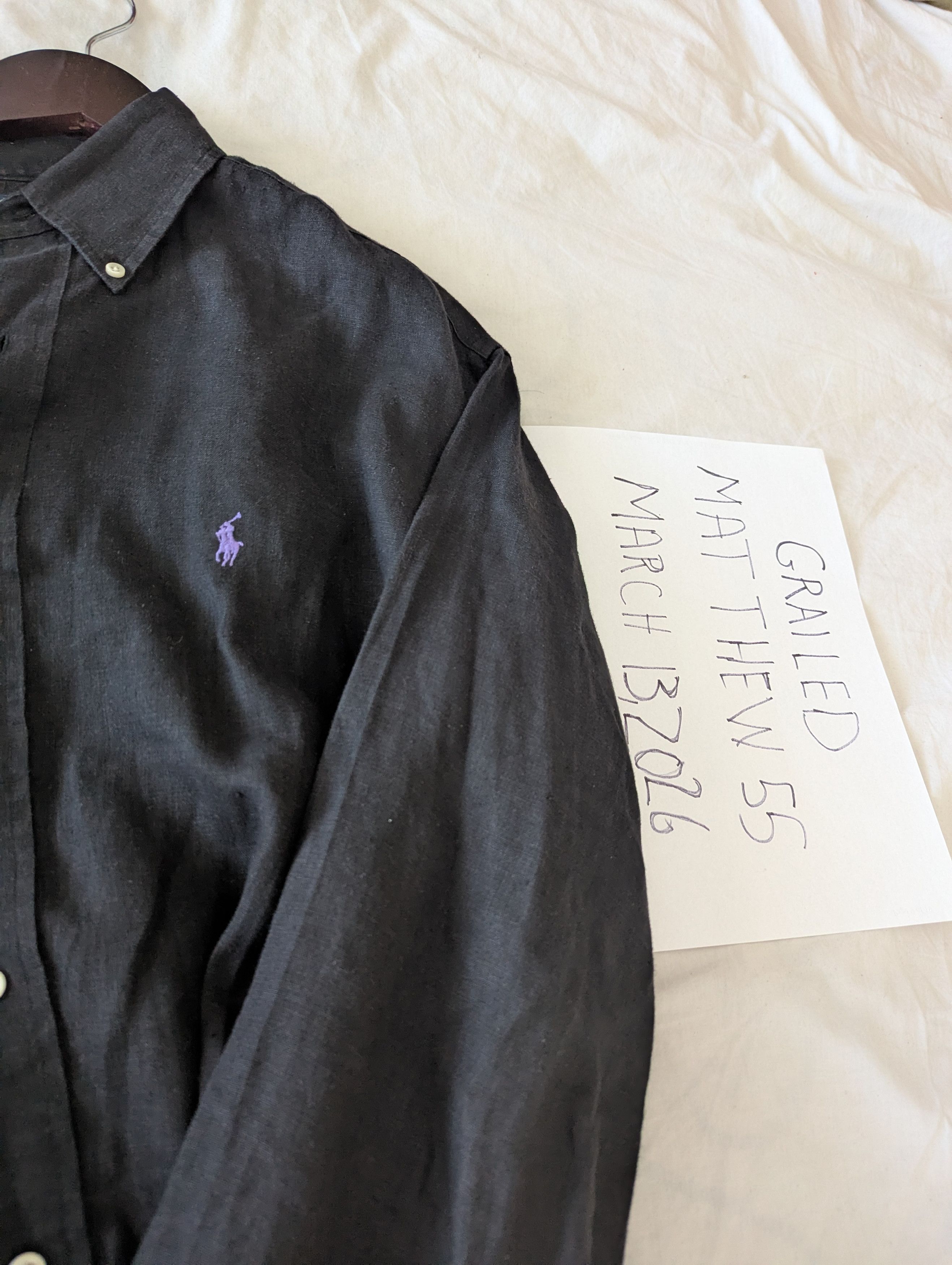 Polo Ralph Lauren Classic fit Linen shirt Size US XL / EU 56 / 4 - 3 Thumbnail