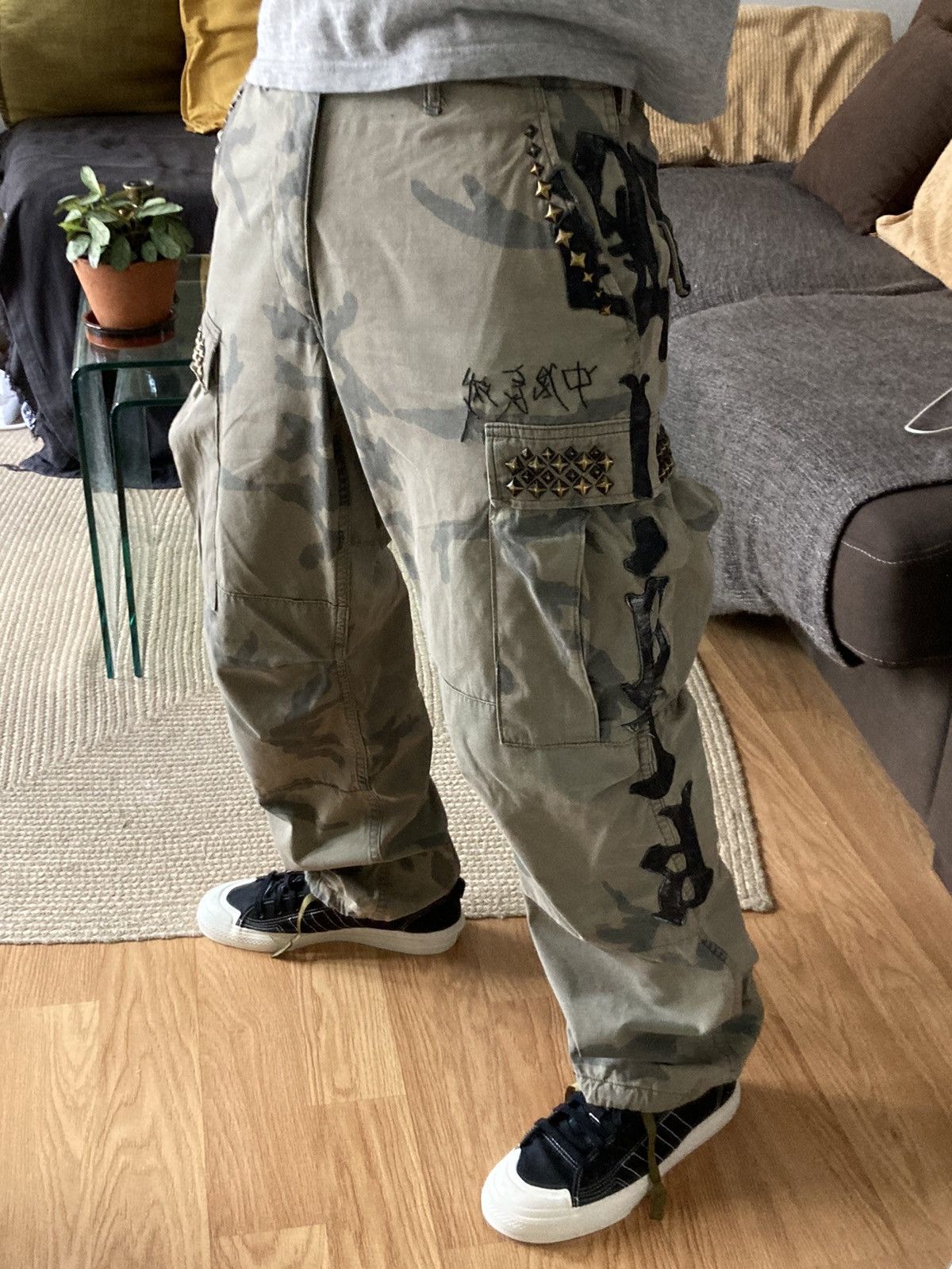 Designer × The Great China Wall × Vintage The Great China Wall - Camo Cargo Pant Size US 30 / EU 46 - 2 Thumbnail
