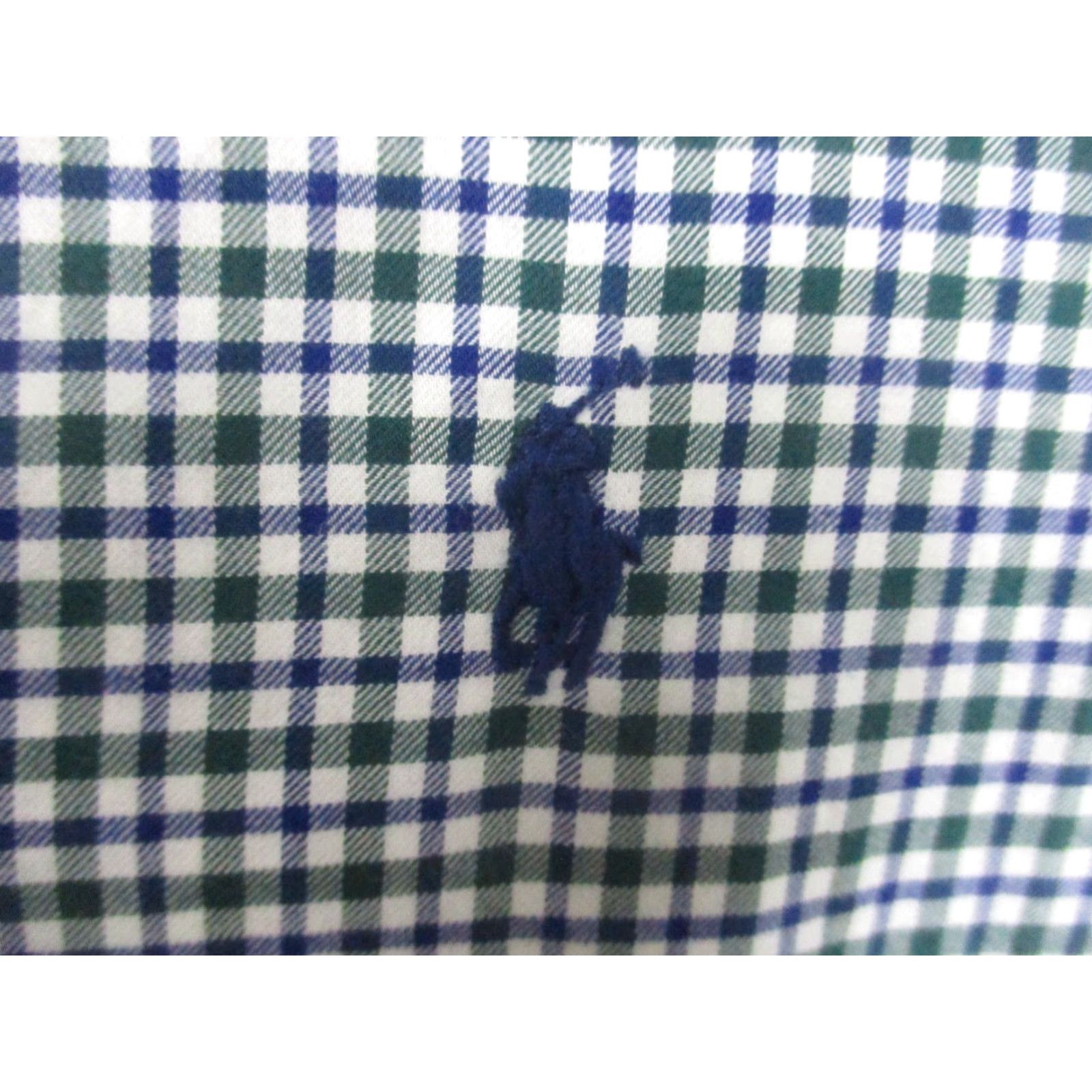 Ralph Lauren Ralph Lauren Shirt Men's XXL Blue Long Sleeve Plaid Pony Shirt Size US XXL / EU 58 / 5 - 3 Thumbnail