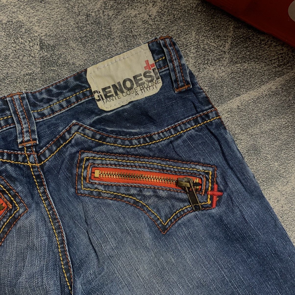 If Six Was Nine Flared Jeans Genoese Tante Cose Bounea Tutti Size 28" / US 6 / IT 42 - 12 Thumbnail