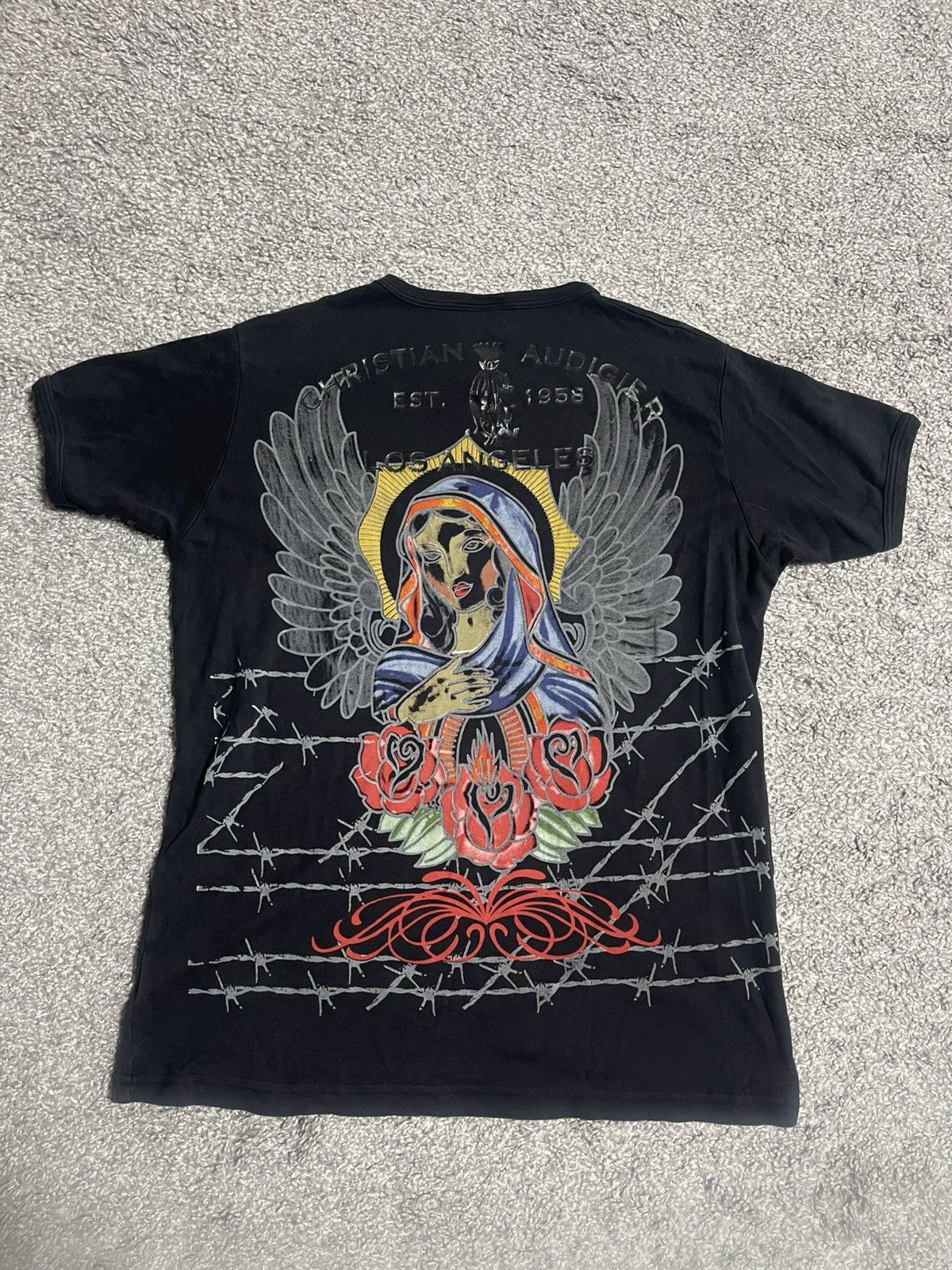 Christian Audigier × Ed Hardy Christian Audigier Black Edition El Calor Angel Size M Size US M / EU 48-50 / 2 - 2 Thumbnail