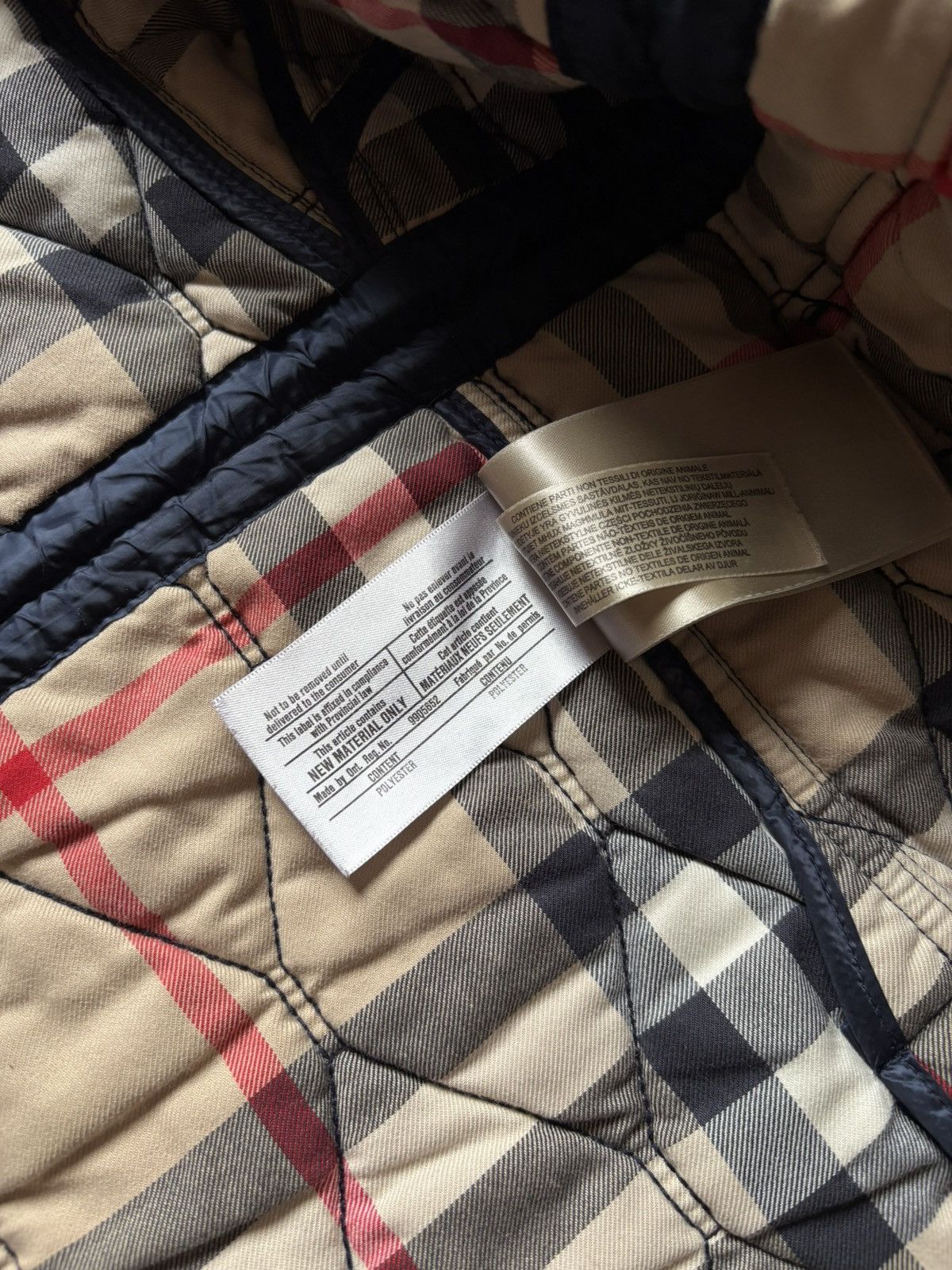 Burberry Vintage Burberry Nova Check Luxury Men's Quilted Jacket Size US L / EU 52-54 / 3 - 12 Thumbnail