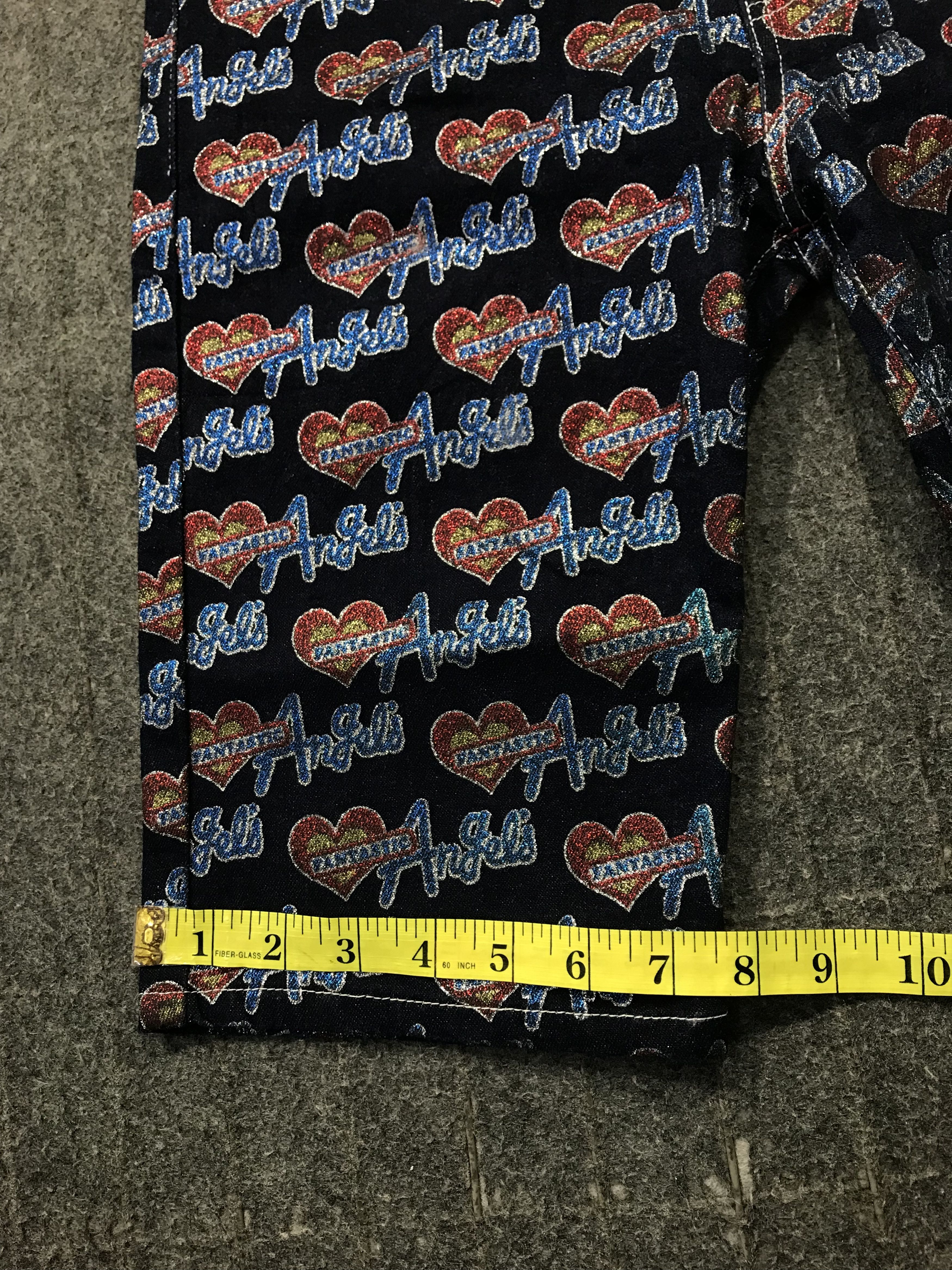 Angel Blue Angel Blue Over Printed Logo Jeans Shorts Pants Size 26" / US 2 / IT 38 - 17 Thumbnail