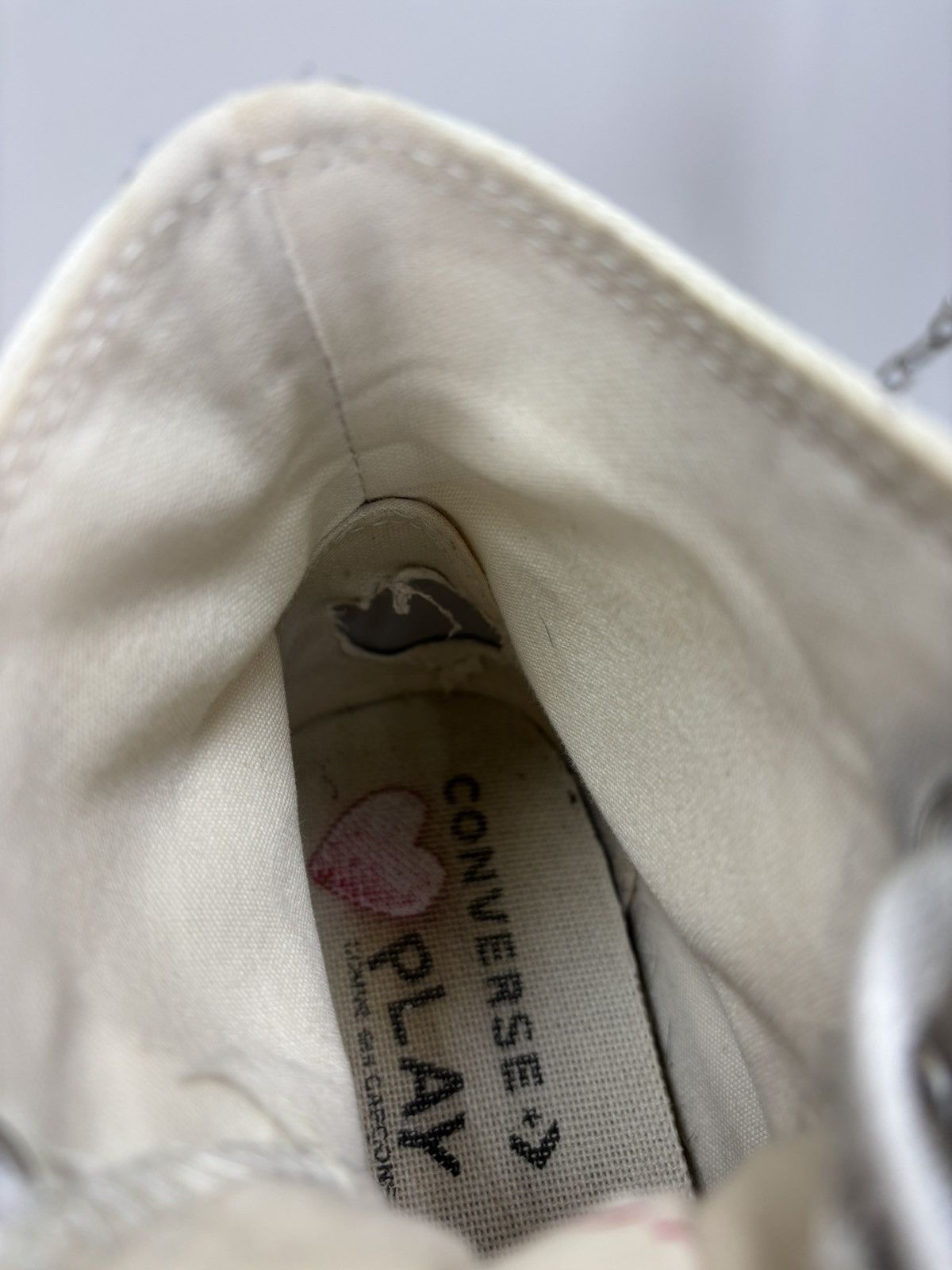 Comme des Garcons × Converse Womens sneakers Converse Play Comme des Garcons Size 37.5 Size US 7 / IT 37 - 9 Thumbnail