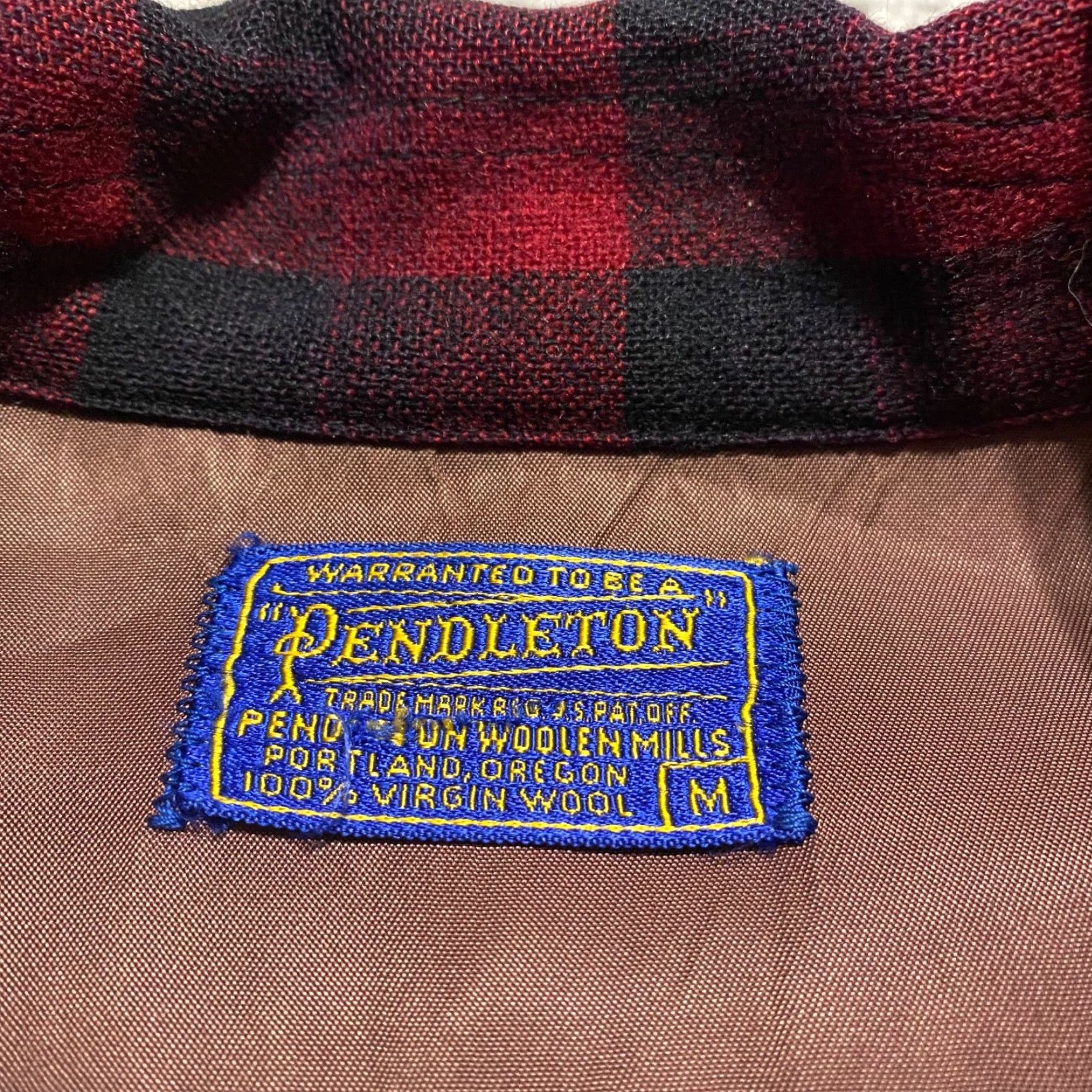 Pendleton Pendleton Board Shirt Mens M Red Plaid Wool Button-Up Shirt with Pockets Size US M / EU 48-50 / 2 - 3 Thumbnail