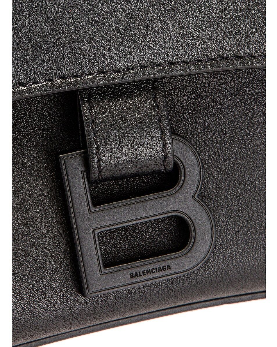 Balenciaga o1s1rm1225 Size: OS / Downtown Medium Shoulder Bag in Black Size ONE SIZE - 7 Thumbnail