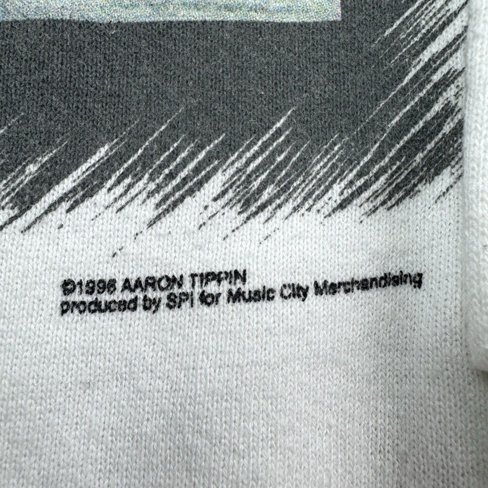 Fruit Of The Loom VINTAGE Aaron Tippin Sweatshirt Mens XL White Pullover Music 90s Concert Band Shirt Hoodie? Size US XL / EU 56 / 4 - 3 Thumbnail