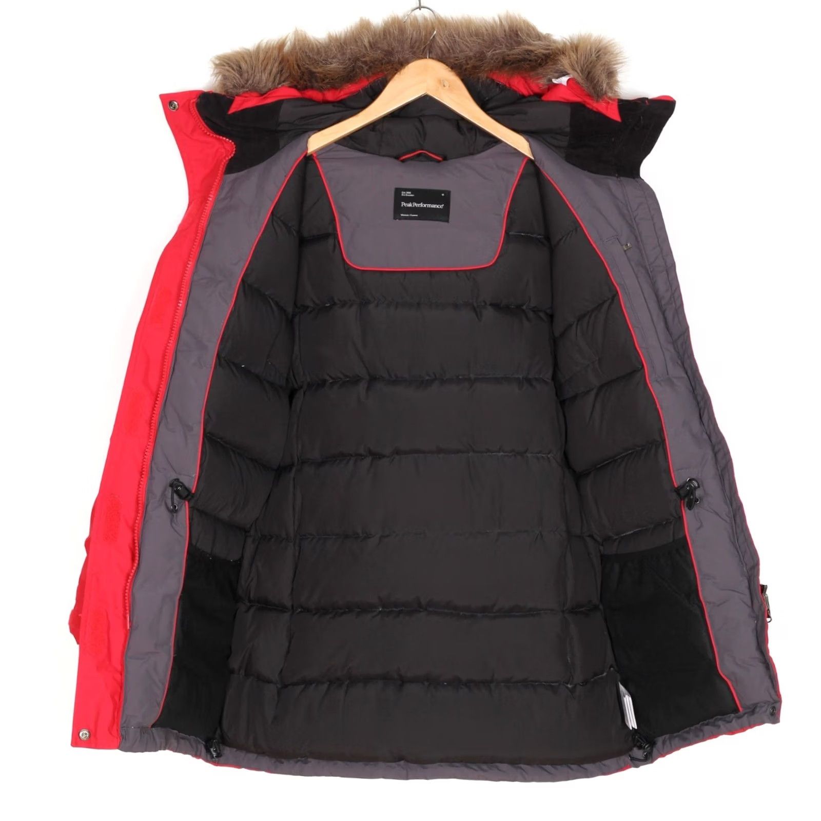 Peak Performance VINTAGE Peak Performance Down Parka Jacket Women Size M Fur Hooded Waterproof MJ5498 Size M / US 6-8 / IT 42-44 - 4 Thumbnail