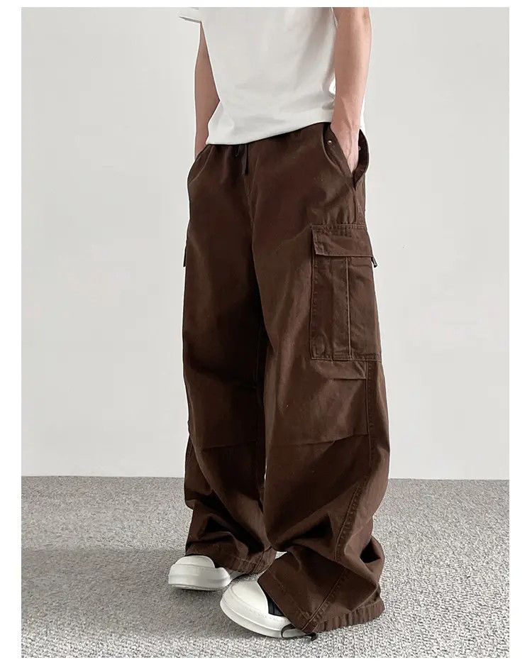 Japanese Brand × Jean Baggy Cargo Brown Pants Size US 30 / EU 46 - 4 Thumbnail