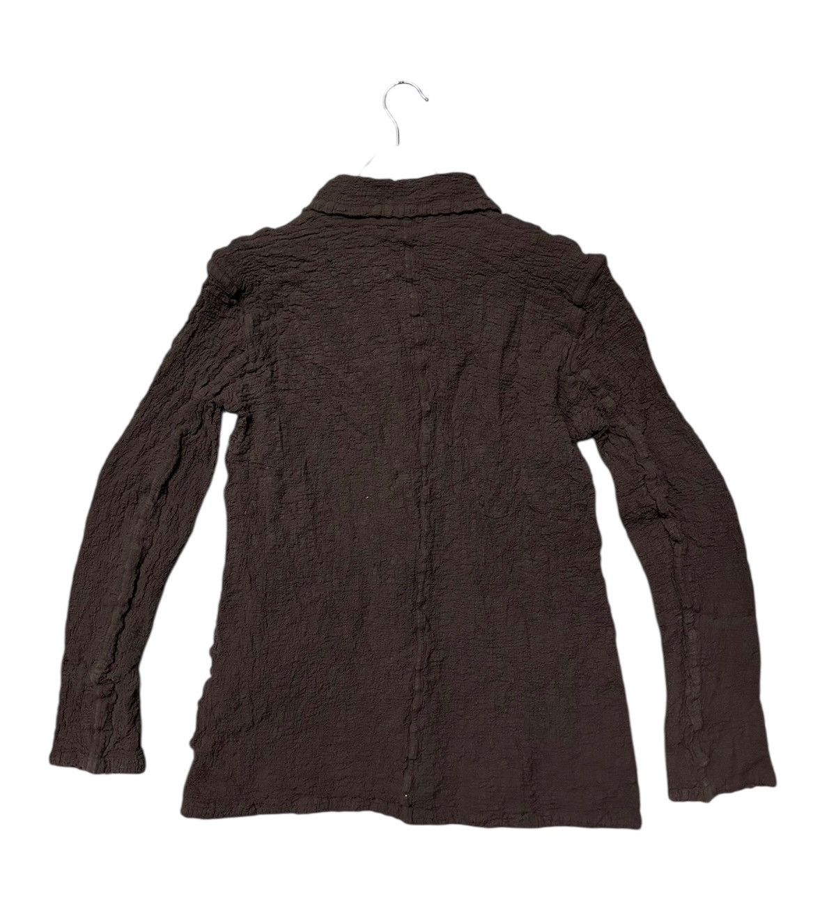 Issey Miyake Issey Miyake Me dark brown button jacket Size M / US 6-8 / IT 42-44 - 4 Thumbnail