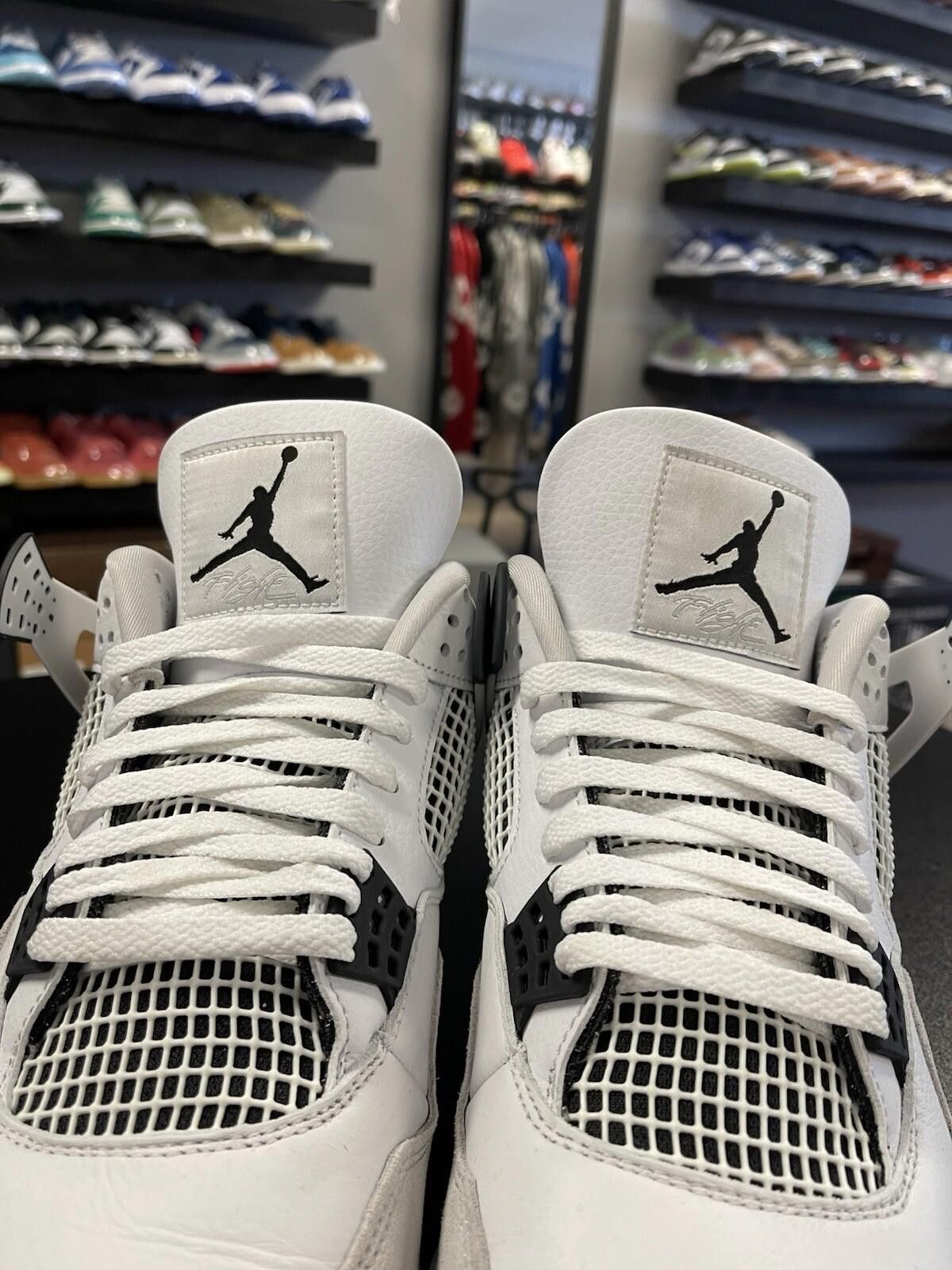 Jordan Brand Size 12.5 - Air Jordan 4 Retro Military Black DH6927-111 Size US 12.5 / EU 45-46 - 6 Thumbnail