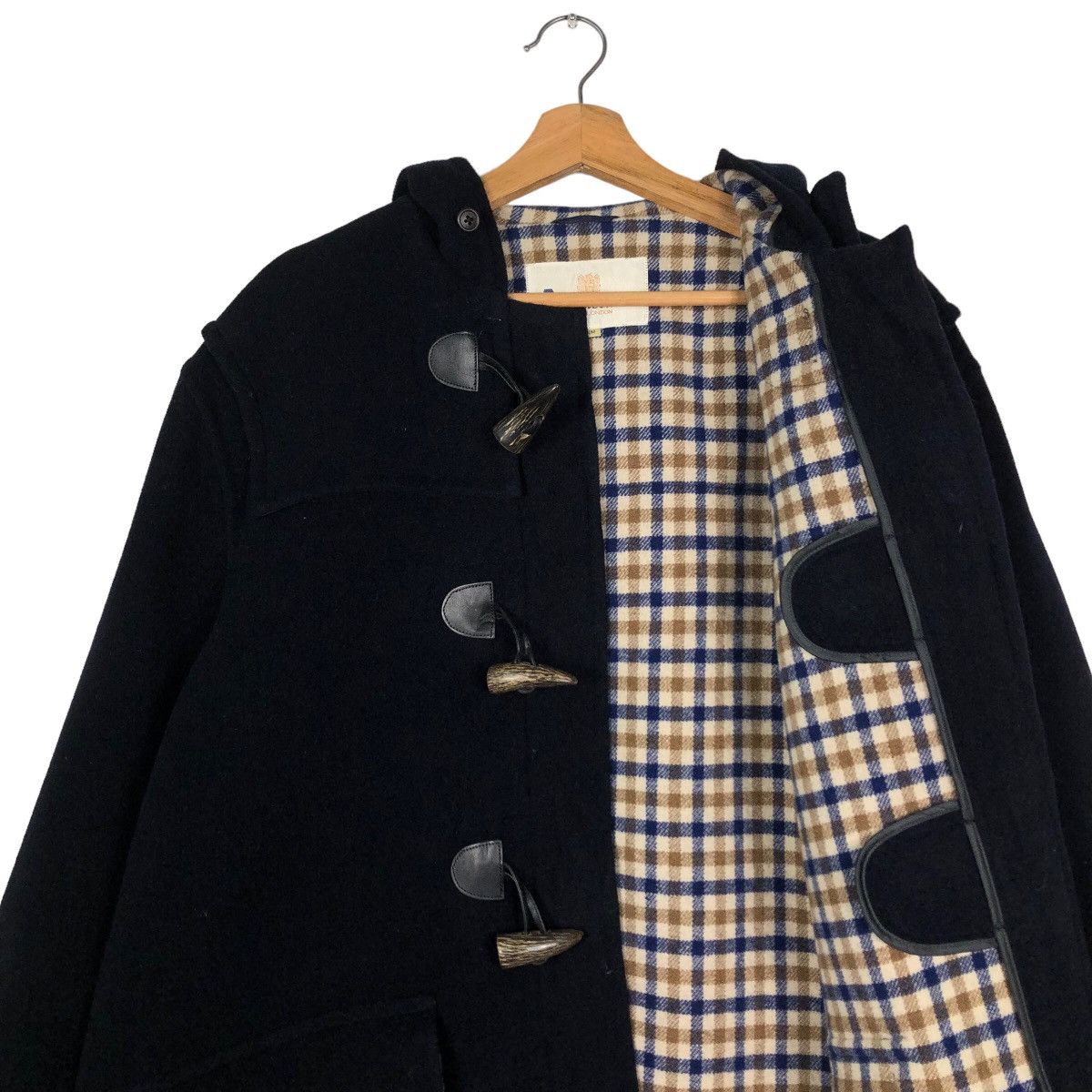Aquascutum 🔥Vintage Long Duffle Jacket Aquascutum Wool Tartan Lining Size US M / EU 48-50 / 2 - 14 Thumbnail