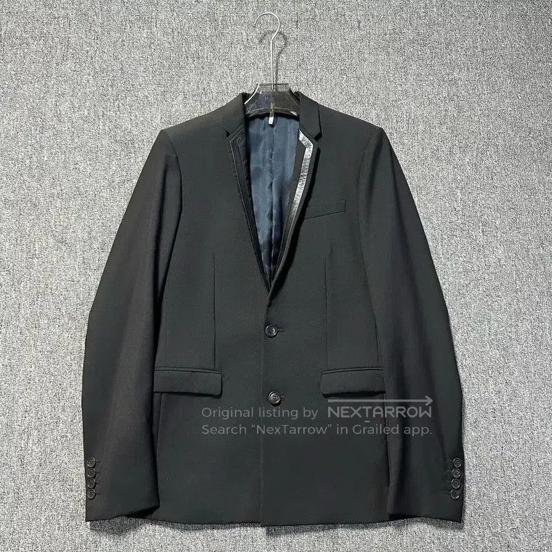Dior Dior Black Wool Long-Sleeve Coat for Men . Size US M / EU 48-50 / 2 - 1 Thumbnail