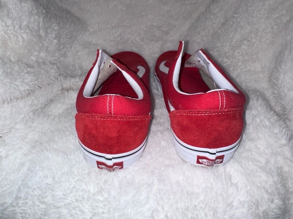 Vans Men's Vans Red Sneakers Size 11.5 Size US 11.5 / EU 44-45 - 4 Thumbnail