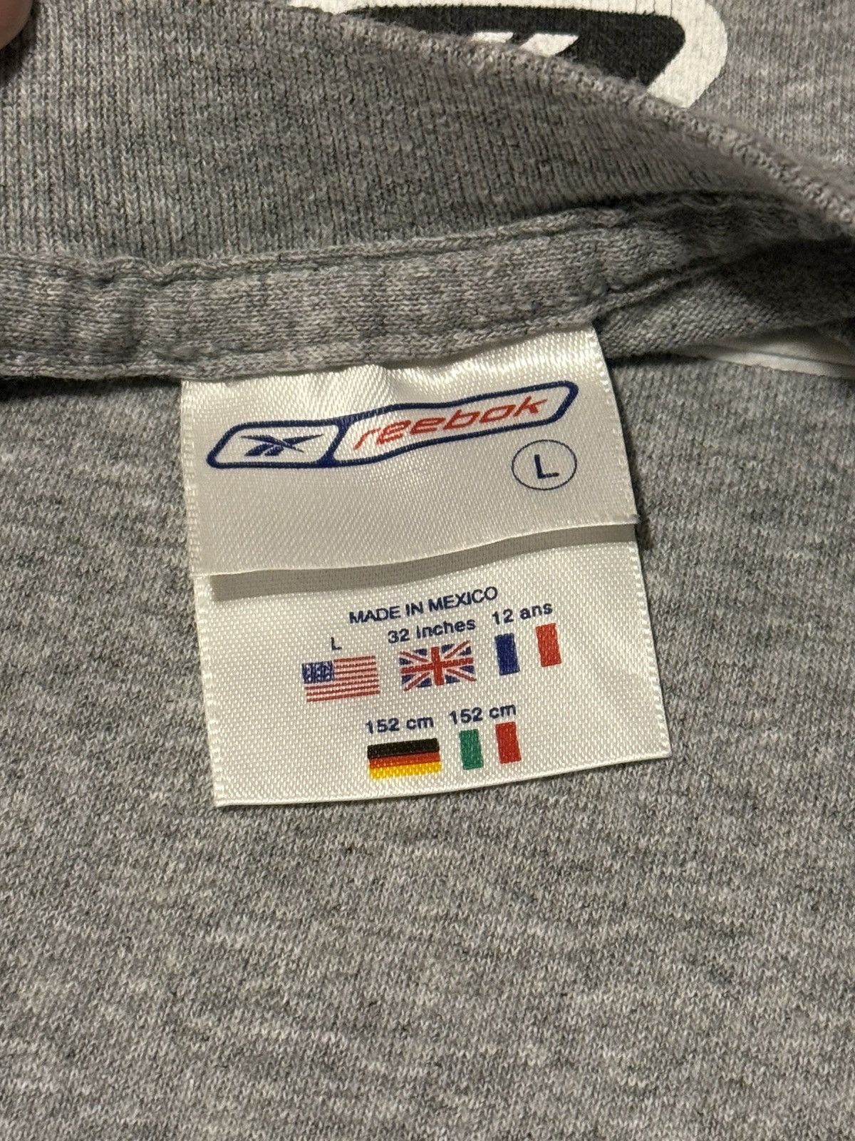 Reebok Vintage 90s Reebok Logo Long Sleeve Tee Grey Large Size US L / EU 52-54 / 3 - 6 Thumbnail