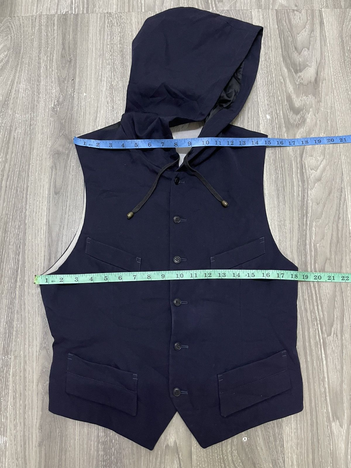 Jean Paul Gaultier Jean Paul GAULTIER HOMME Hoodie Vest Size 48 Size 48S - 16 Thumbnail