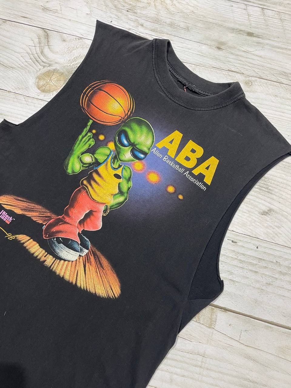 Vintage Vintage Alien Basketball Association ABA 1990s Y2K Big Logo ...