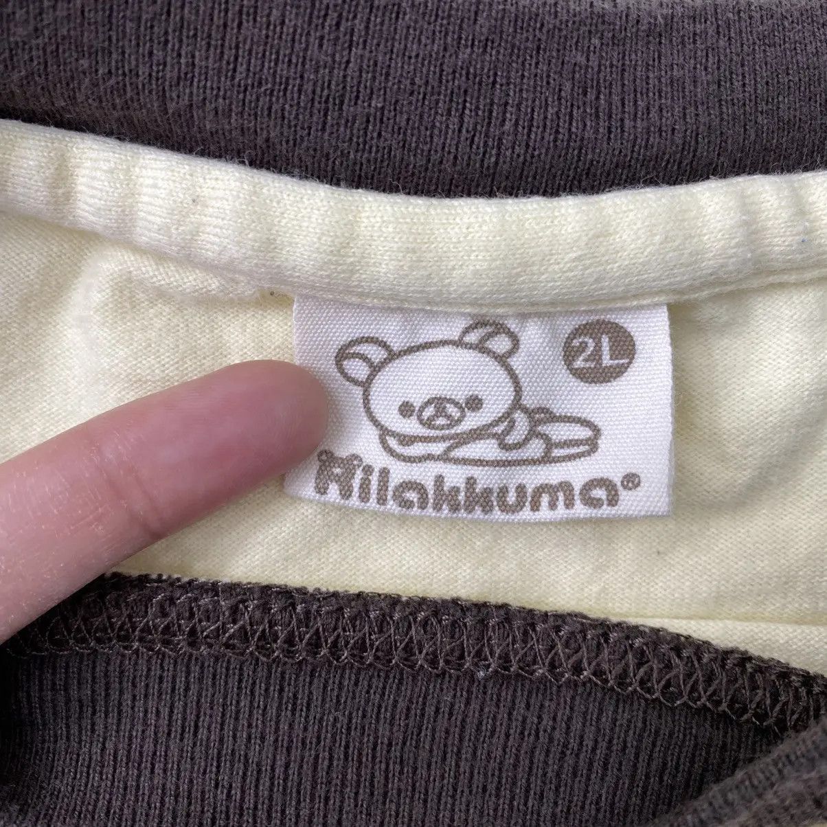 Vintage RILAKKUMA AKI KONDO Cute Character Pokapoka Tee Shirt Top Size XXL / US 16-18 / IT 52-54 - 4 Thumbnail