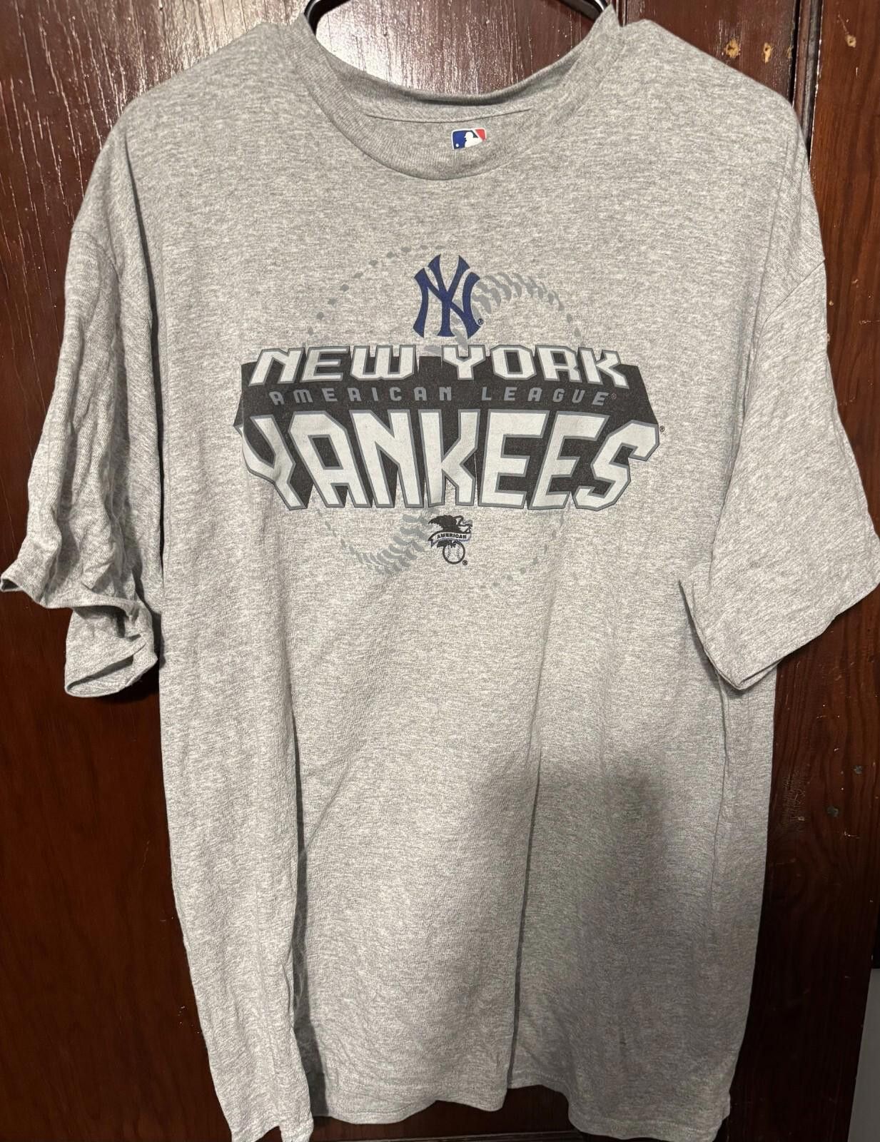 Other New York Yankees Short Sleeve Tee Shirt Men's XL Gray Size ONE SIZE - 1 Thumbnail
