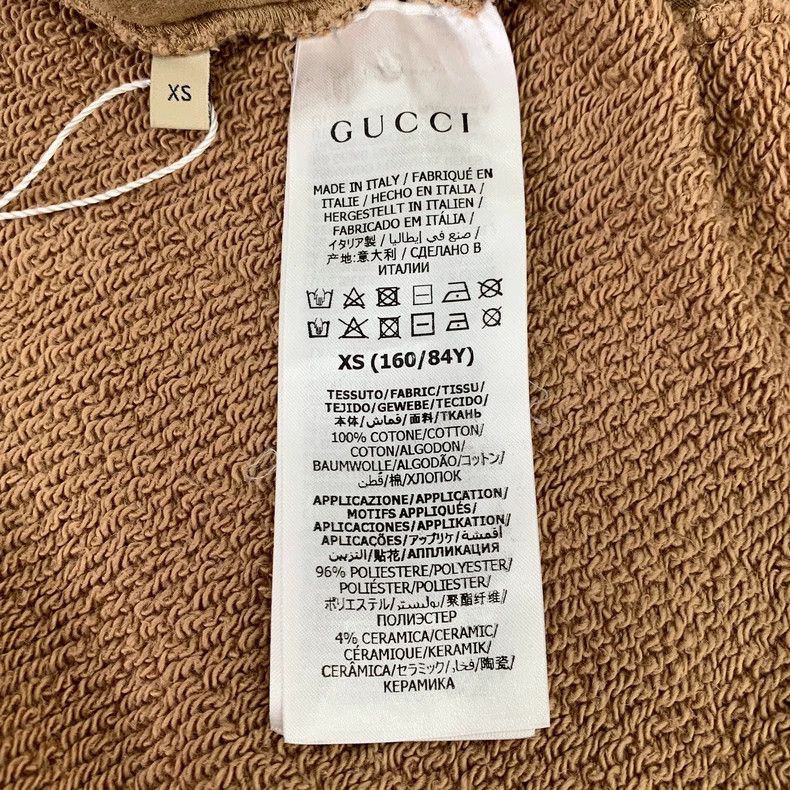 Gucci Gucci Brown logo embroidered cotton round-neck long-sleeved Size US XS / EU 42 / 0 - 7 Thumbnail
