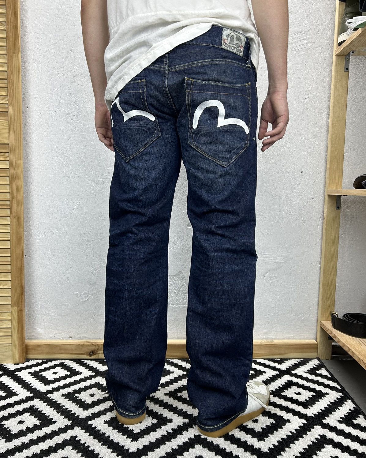 Evisu × Puma × Vintage Evisu x Puma Vintage denim jeans size