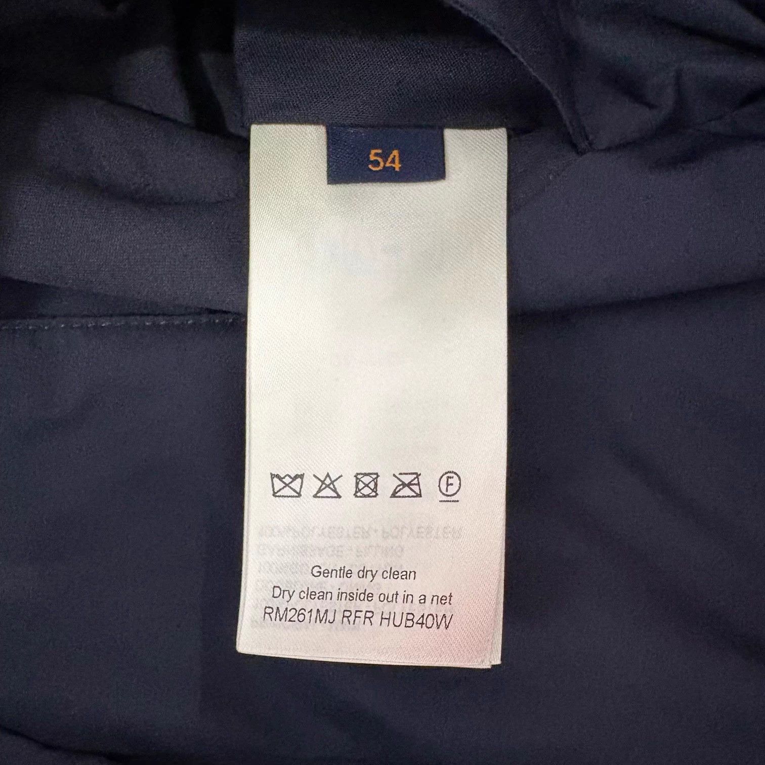 Louis Vuitton LV embossed lapel cotton jacket blue 54 Size US L / EU 52-54 / 3 - 4 Thumbnail