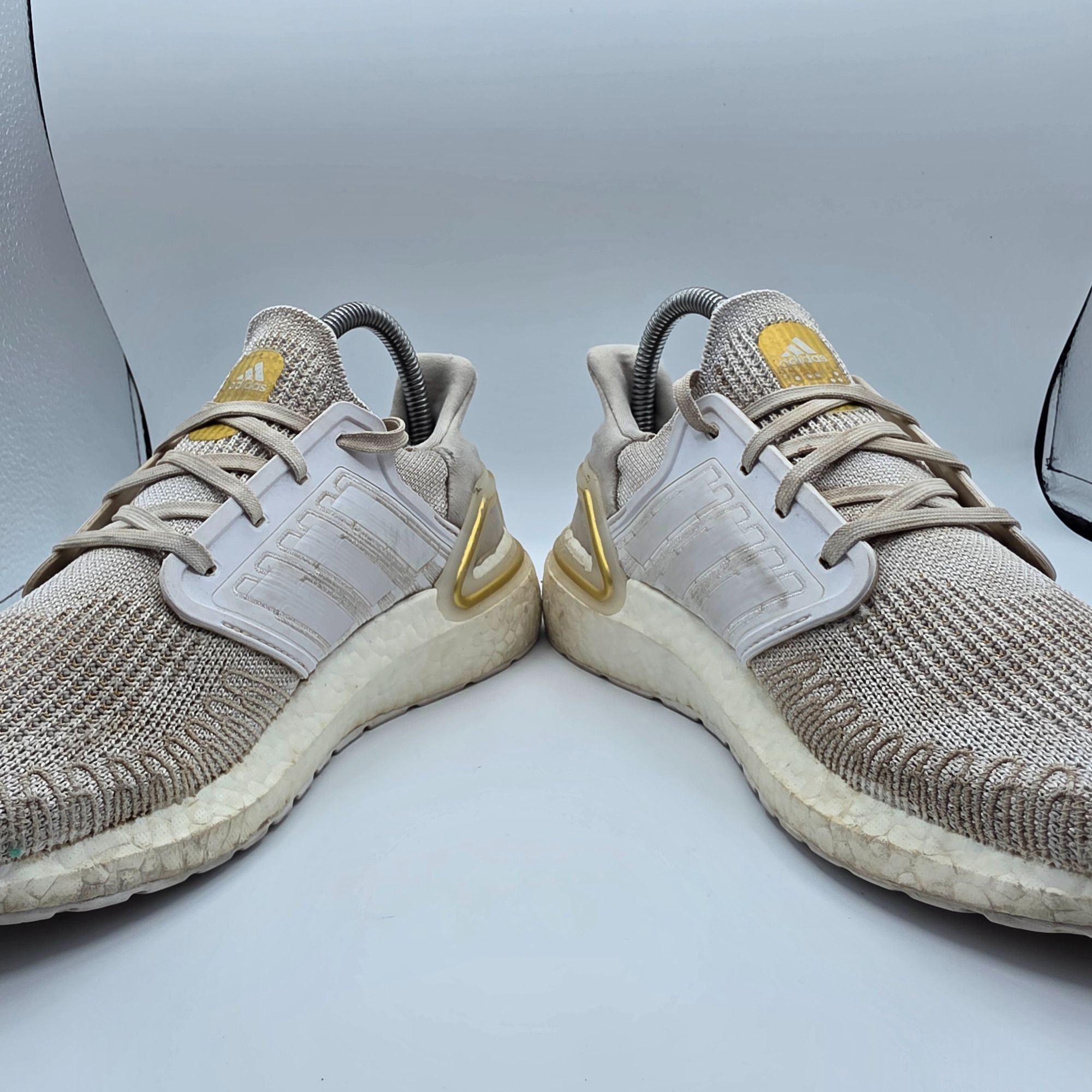 Adidas Adidas Ultraboost 20 Womens size 8 White Gold Athletic Shoes Size US 8 / IT 38 - 3 Thumbnail
