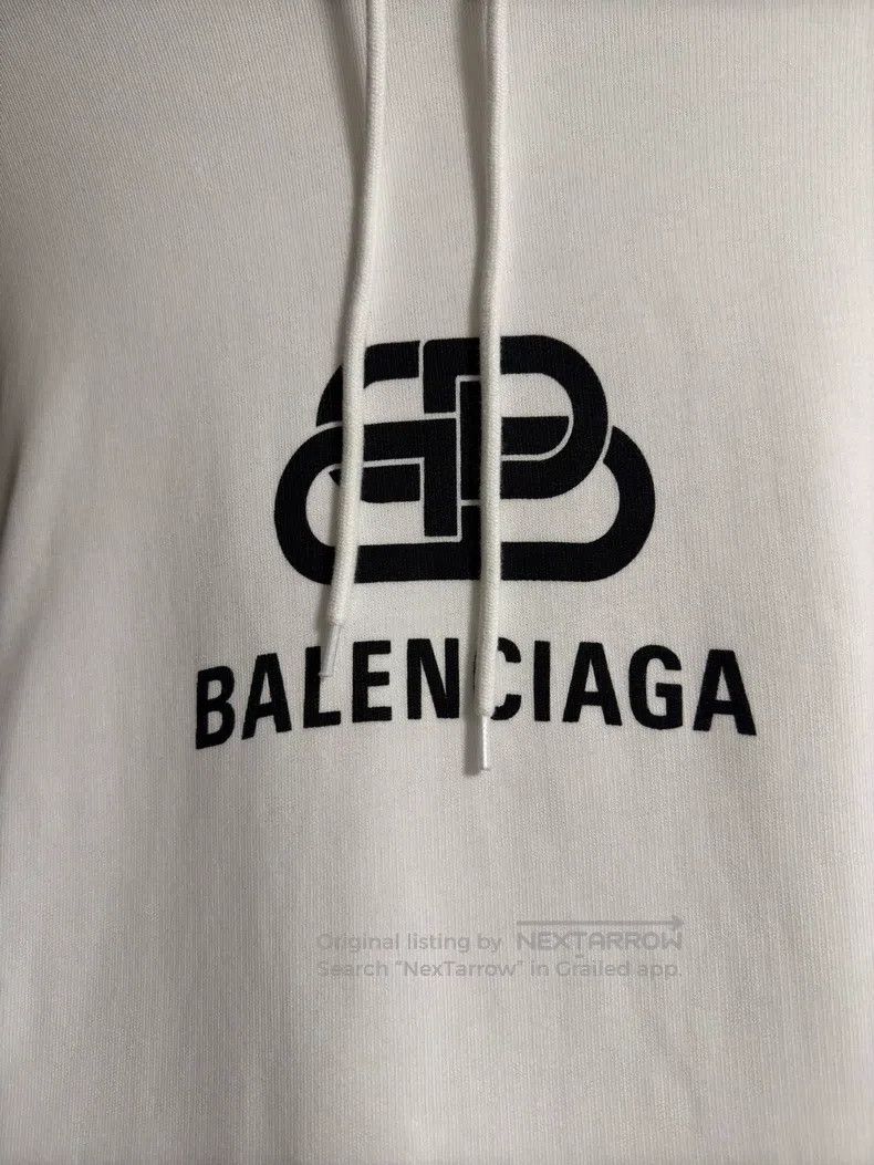Balenciaga Balenciaga Classic White Snap Button Sweater Size US M / EU 48-50 / 2 - 3 Thumbnail