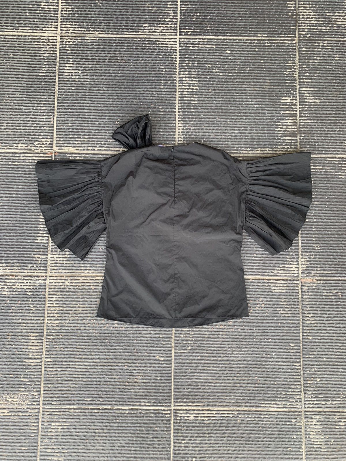 RED Valentino × Valentino ✅ Red Valentino Oversize Bow Blouse Black Size M / US 6-8 / IT 42-44 - 9 Thumbnail