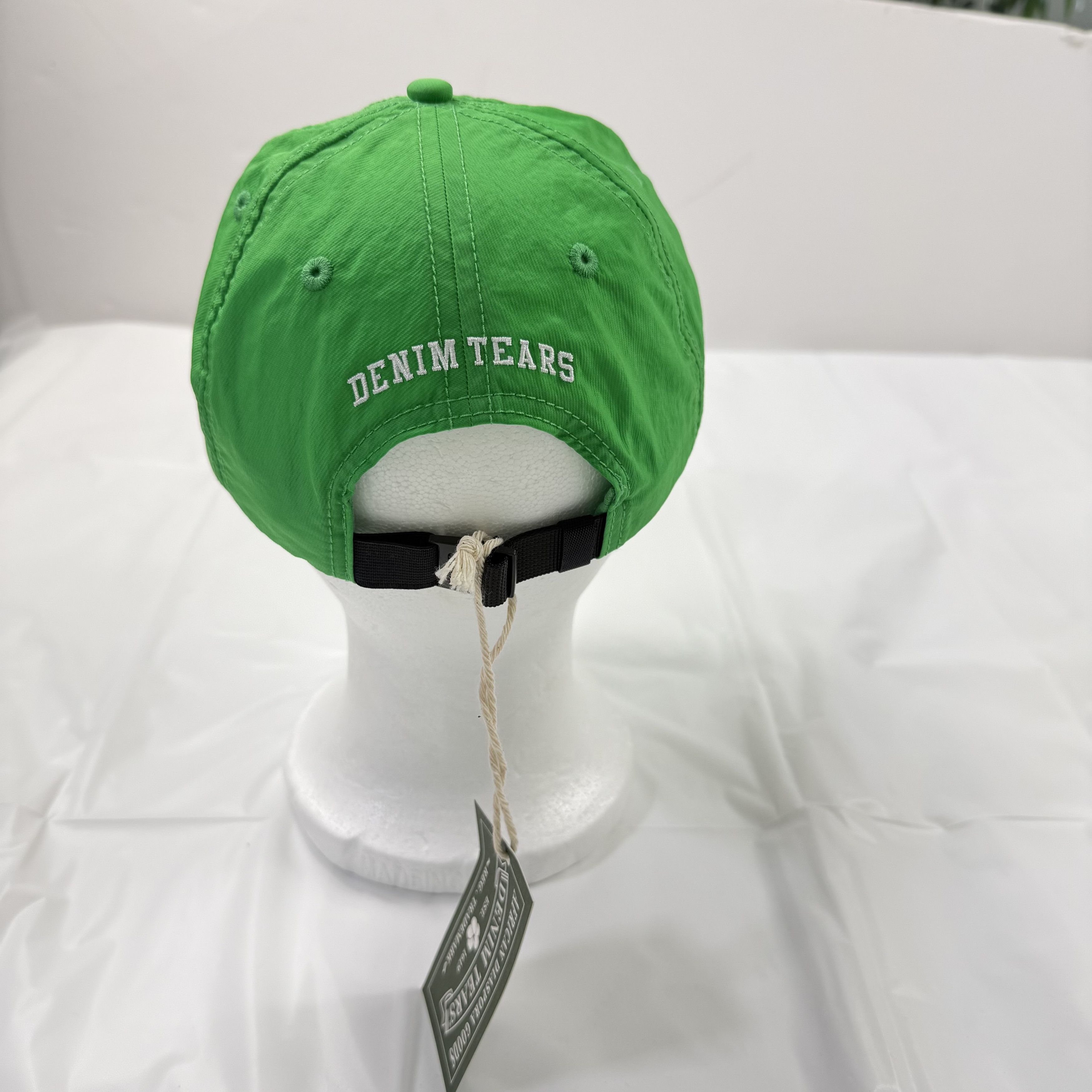 DENIM TEARS Denim Tears Green 212 Zip Code Cap Nylon Adjustable Hat Size ONE SIZE - 3 Thumbnail