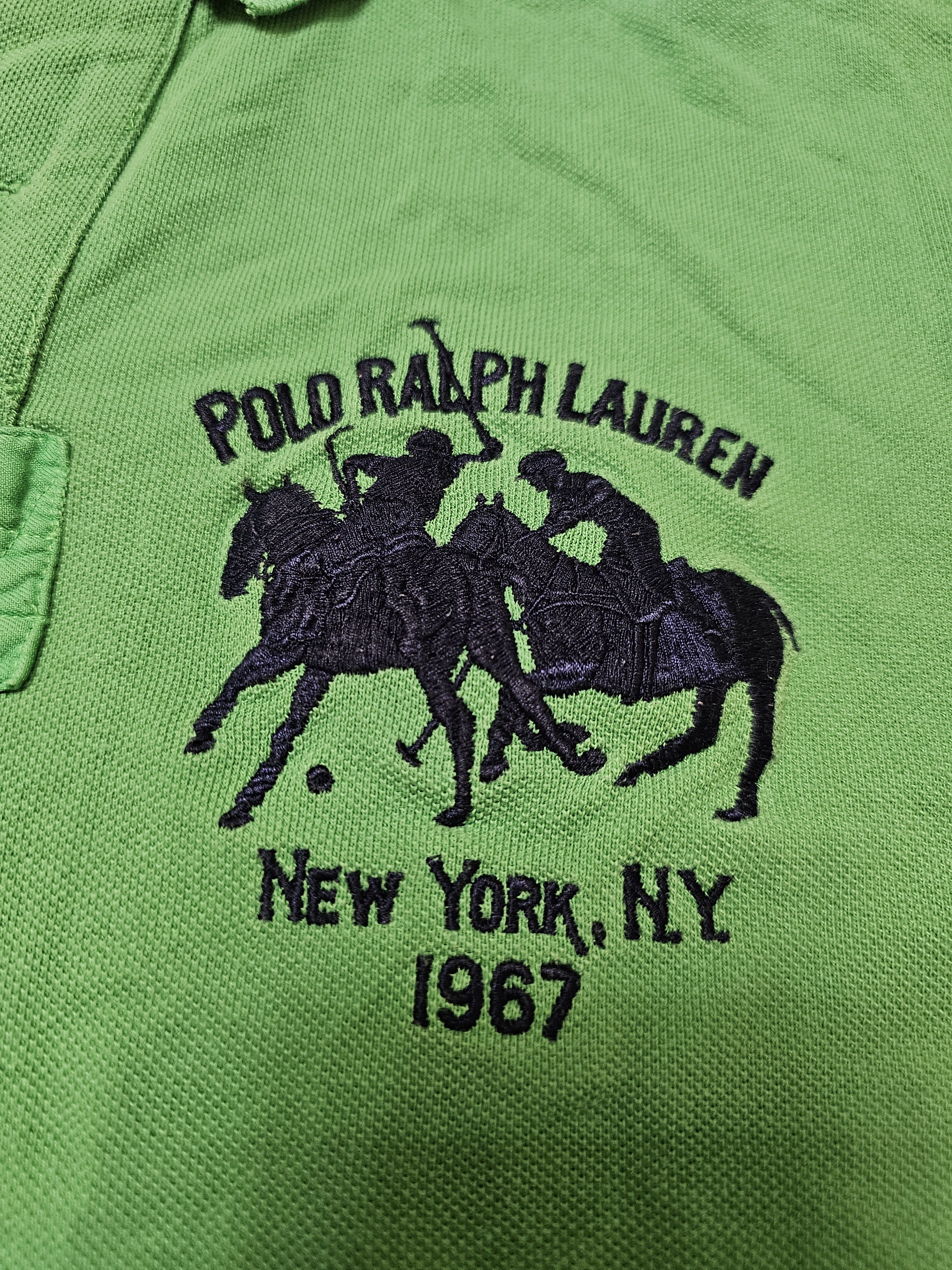 Polo Ralph Lauren × Vintage VINTAGE POLO RALPH LAUREN RARE NEW YORK 90s POLO SHIRT Size US M / EU 48-50 / 2 - 3 Thumbnail
