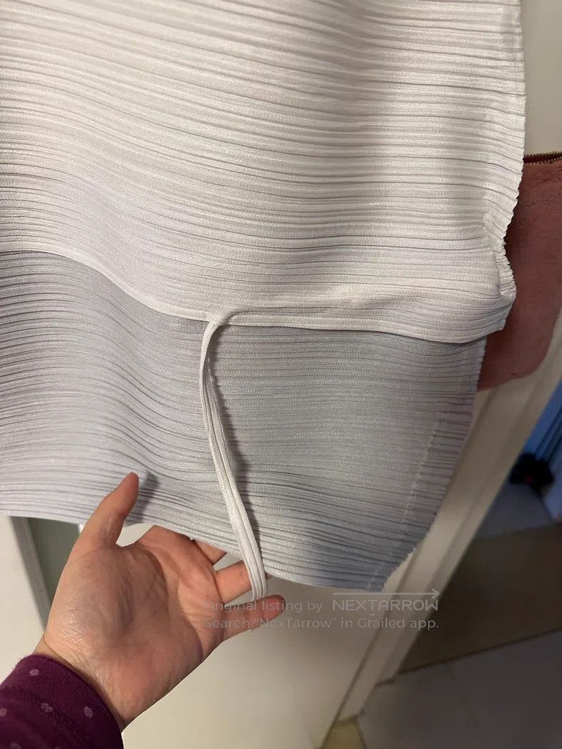 Issey Miyake Issey Miyake White Short-Sleeve T-Shirt Size M / US 6-8 / IT 42-44 - 4 Thumbnail