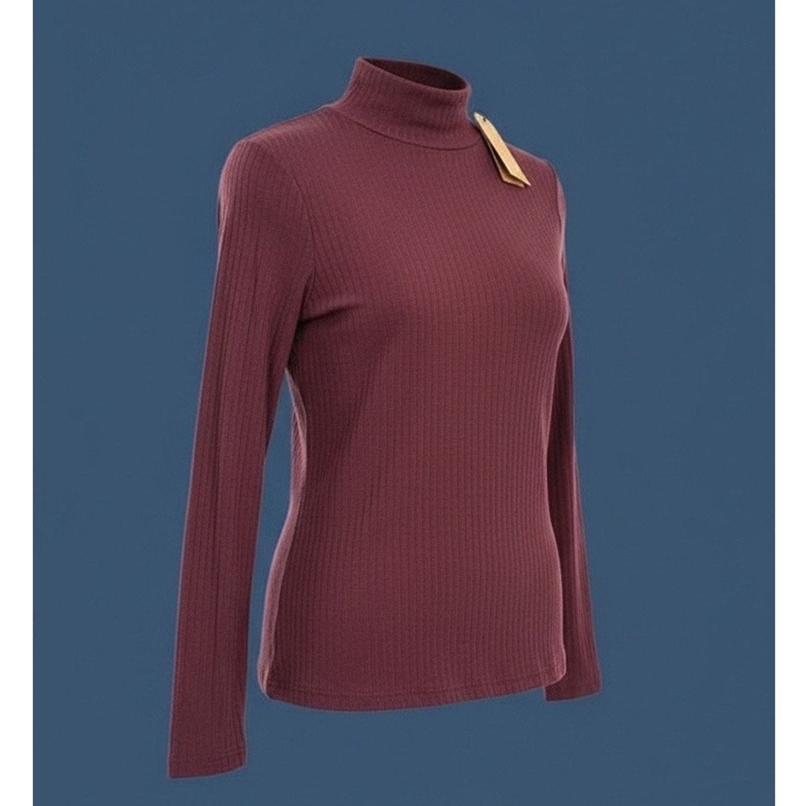 Christian Siriano NWT Christian Siriano Top Womens Medium Ribbed Mock Neck Size M / US 6-8 / IT 42-44 - 1 Thumbnail