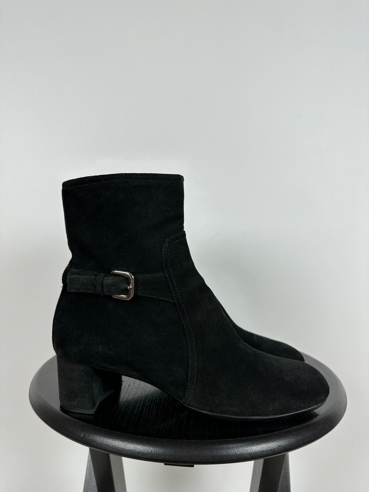 Prada Prada Suede Zip Ankle Boots Size US 7 / IT 37 - 2 Thumbnail