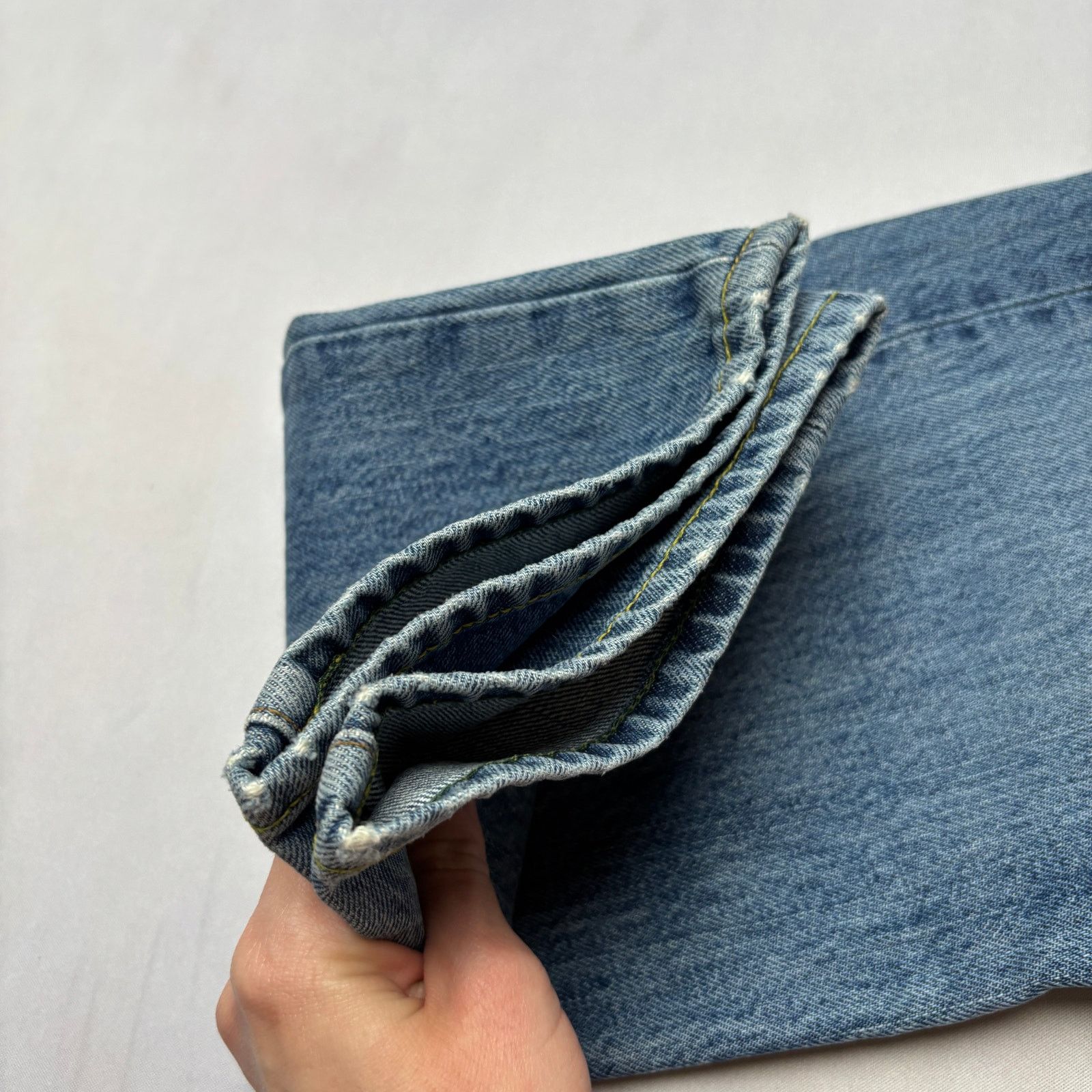 Sid Mashburn $175 Sid Mashburn Slim Straight Jeans 32x30 Made in USA Size US 32 / EU 48 - 11 Thumbnail